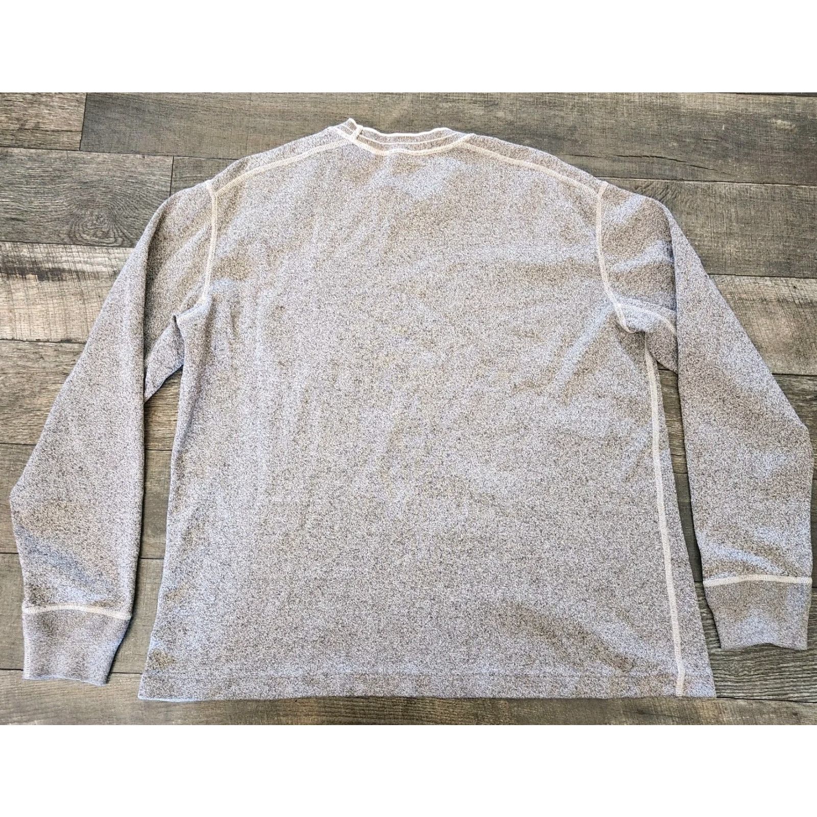 Polo Ralph Lauren Polo Ralph Lauren Sweatshirt Mens XL Heather Gray Herringbone Crewneck Pullover Size US XL / EU 56 / 4 - 6 Thumbnail