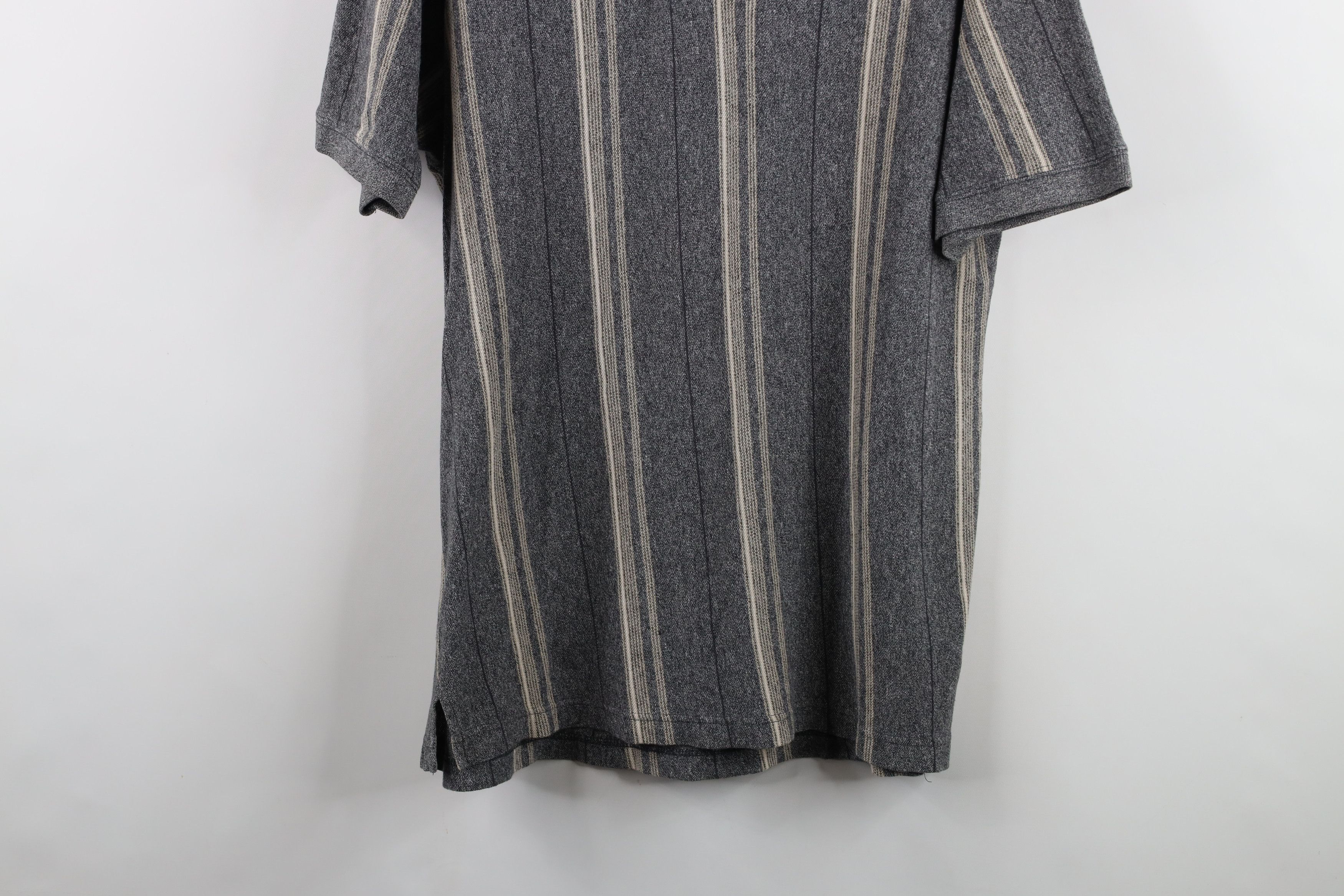 Vintage Vintage 90s Streetwear Striped Knit Collared Polo Shirt Size US M / EU 48-50 / 2 - 3 Thumbnail