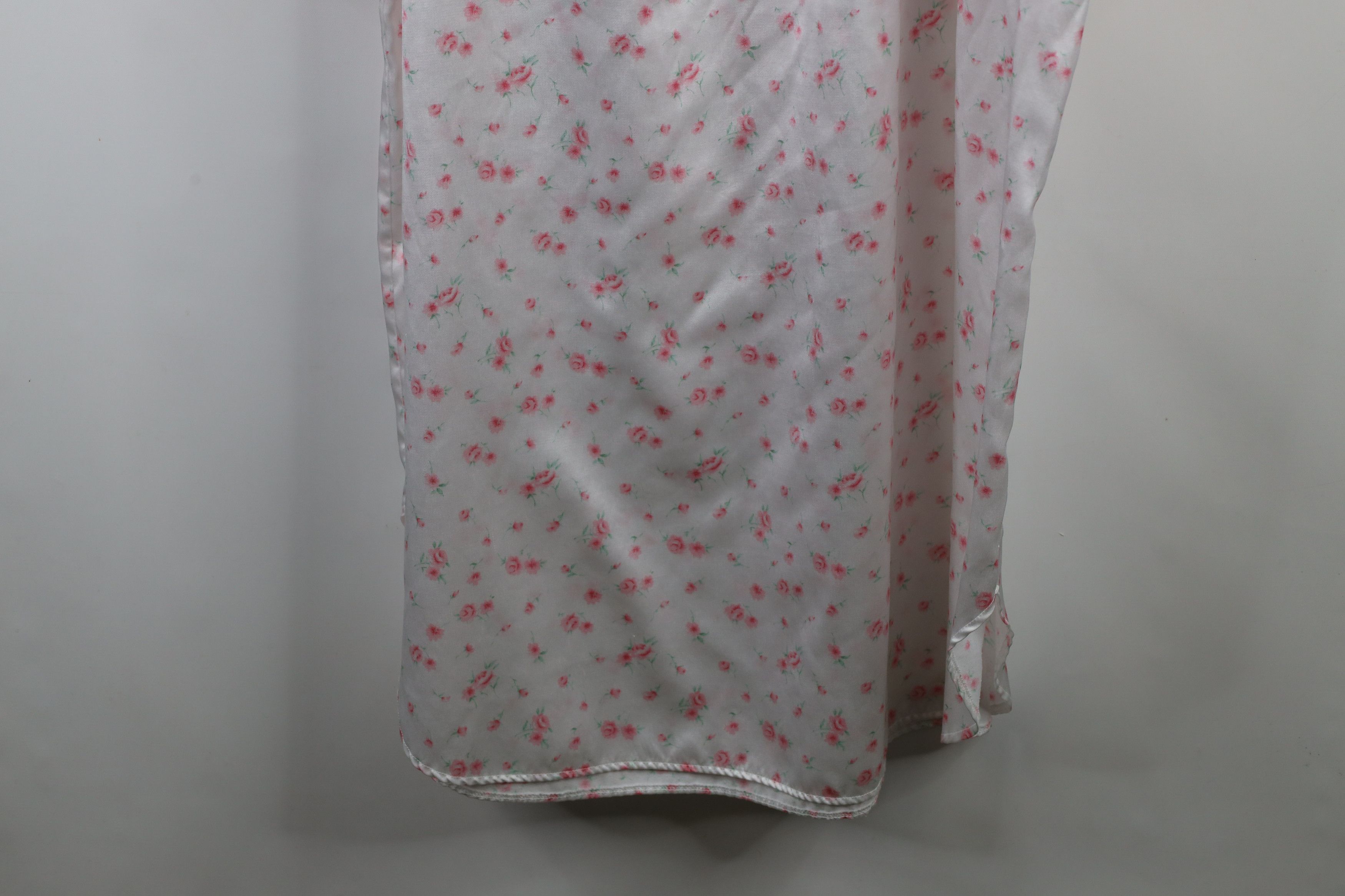 Vintage Vintage 90s Miss Elaine Lace Flower Night Gown Sleep Size M / US 6-8 / IT 42-44 - 15 Thumbnail