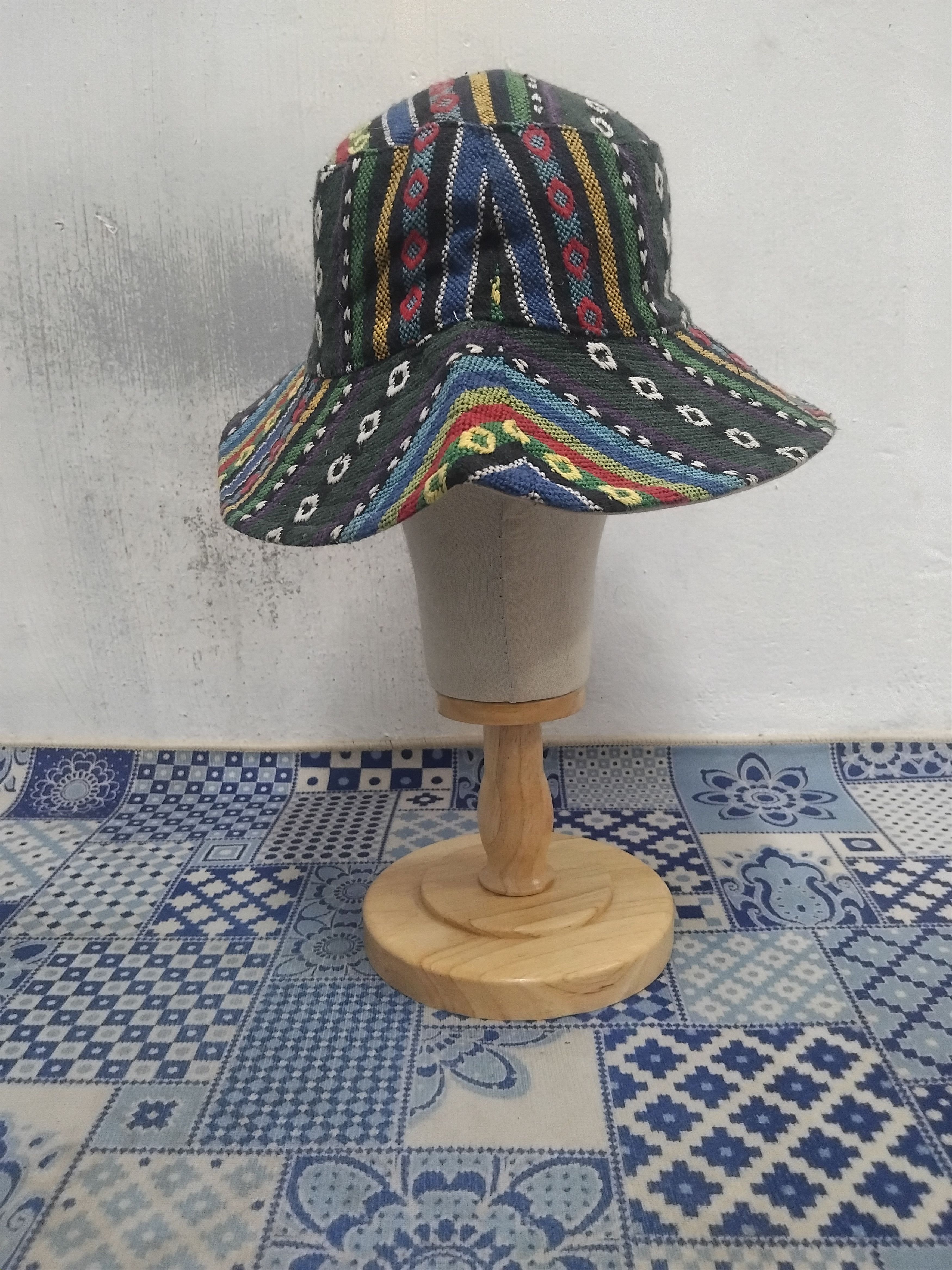 Japanese Brand Navajo streetwear style harajuku hat Size ONE SIZE - 6 Thumbnail