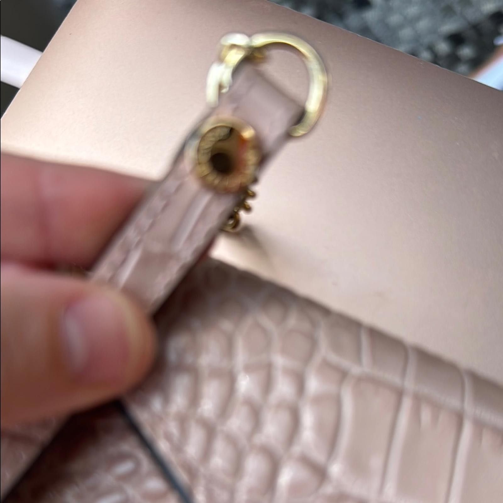 Strathberry Strathberry pink Tan Croc-Embossed Clutch Size ONE SIZE - 7 Thumbnail