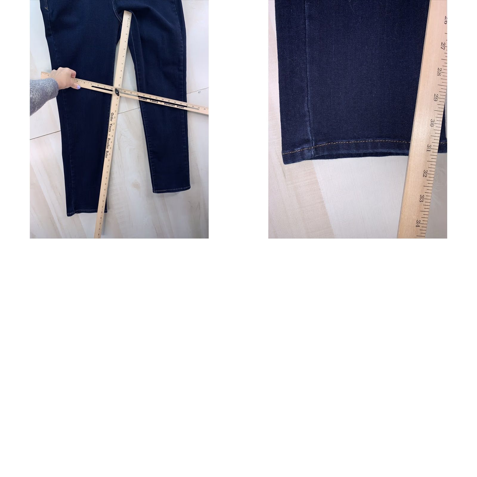 Levi's Levi’s Jeans Mid Rise Skinny Dark Wash Denim Womens Sz 12 31in Inseam 5-Pocket Design Regular Size Type Jeans Womens Size 34" / US 12 / IT 48 - 8 Thumbnail