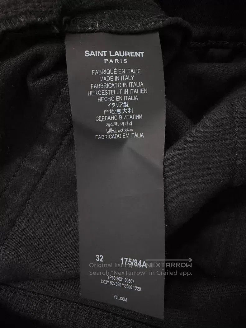 Saint Laurent Paris Saint Laurent Paris Black Basic Denim Jeans i Size US 32 / EU 48 - 5 Thumbnail