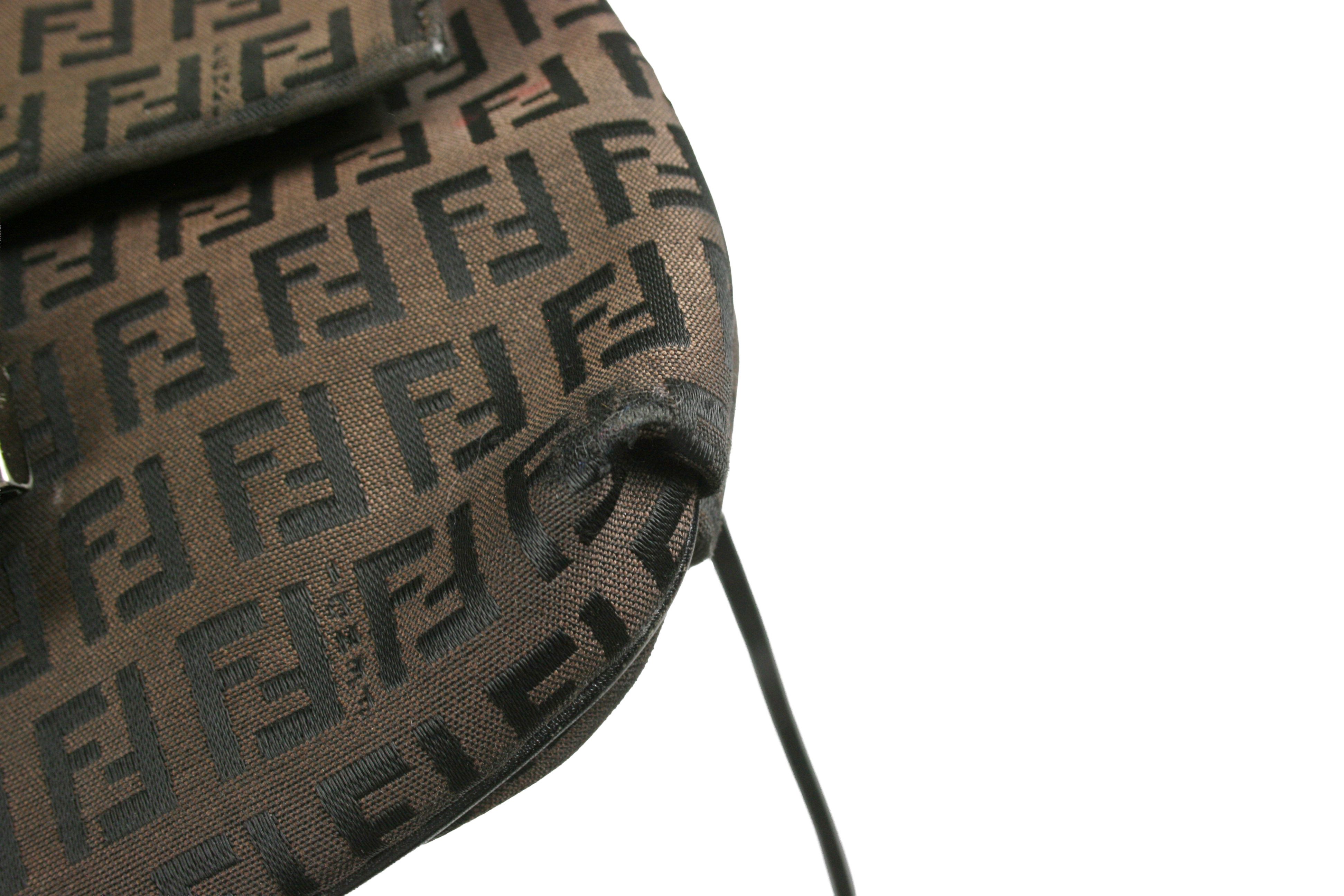 Fendi 00S Zucchino Zucca Monogram Pattern Crossbody Bag Vintage Size ONE SIZE - 8 Thumbnail