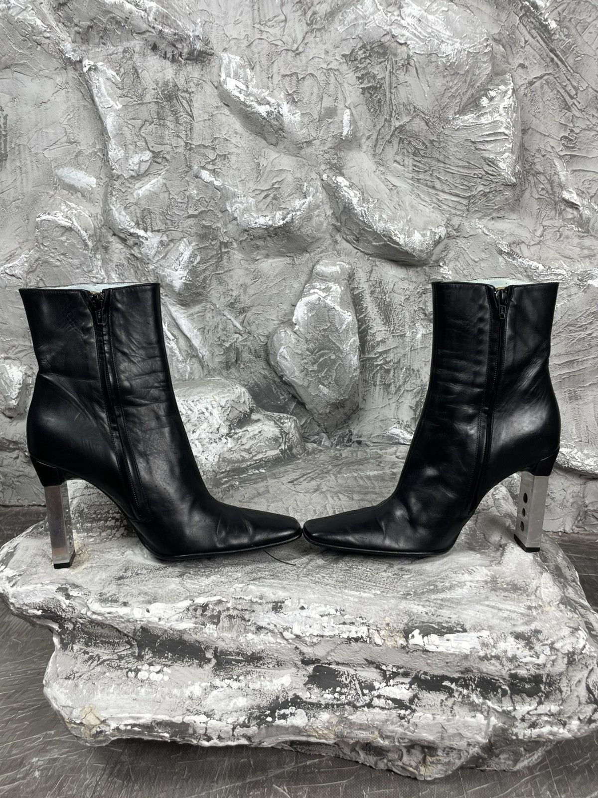 Rick Owens Vintage Y2K Grunge Heels Maison Margiela Rick Owens Style Size US 8.5 / IT 38.5 - 14 Thumbnail