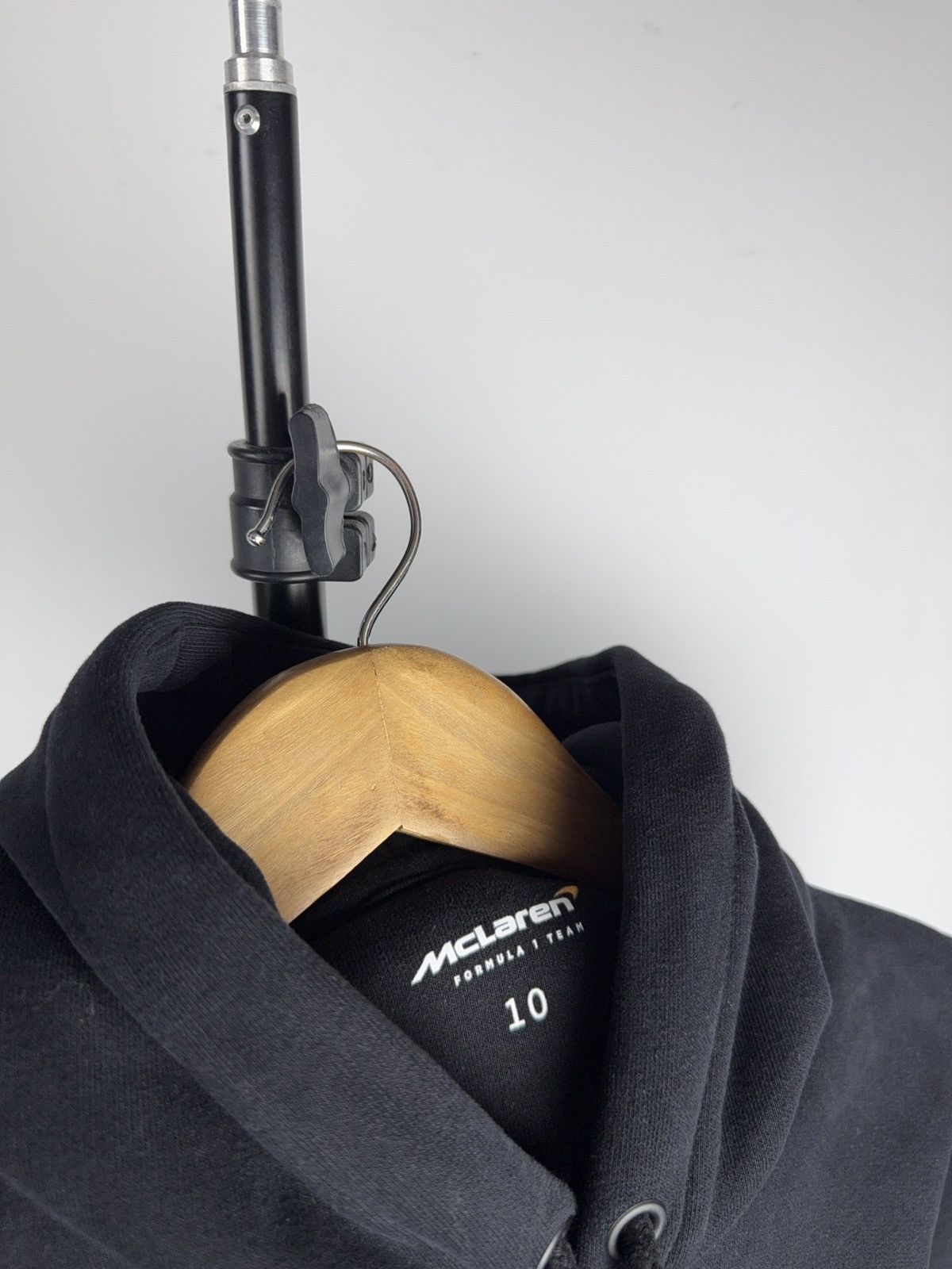 Malcolm McLaren Luxury McLaren Formula Team Hoodie LNA Racing Black Y2K Size S / US 4 / IT 40 - 10 Thumbnail