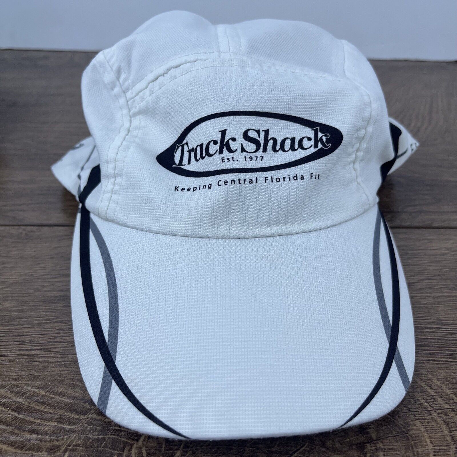 Other Track Shack Hat Central Florida White Cap Hat Adjustable Hat Size ONE SIZE - 3 Thumbnail