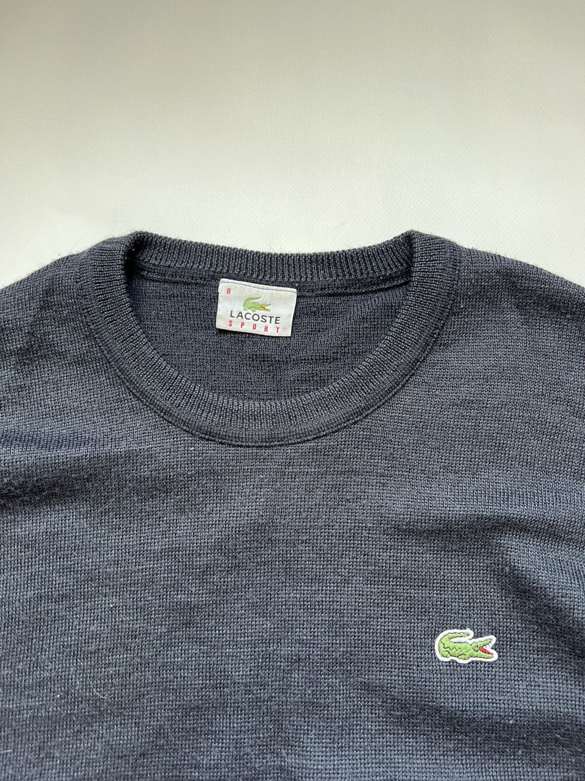 Lacoste Vintage 90’s Lacoste Blue Sweater Crew Neck Size US XXL / EU 58 / 5 - 2 Thumbnail