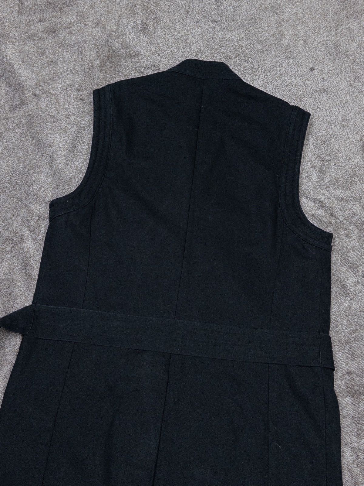 D.Gnak By Kang.D D.Gnak By Kang.D Black Cotton Sleeveless Dark Jacket Size 48 Size US M / EU 48-50 / 2 - 9 Thumbnail