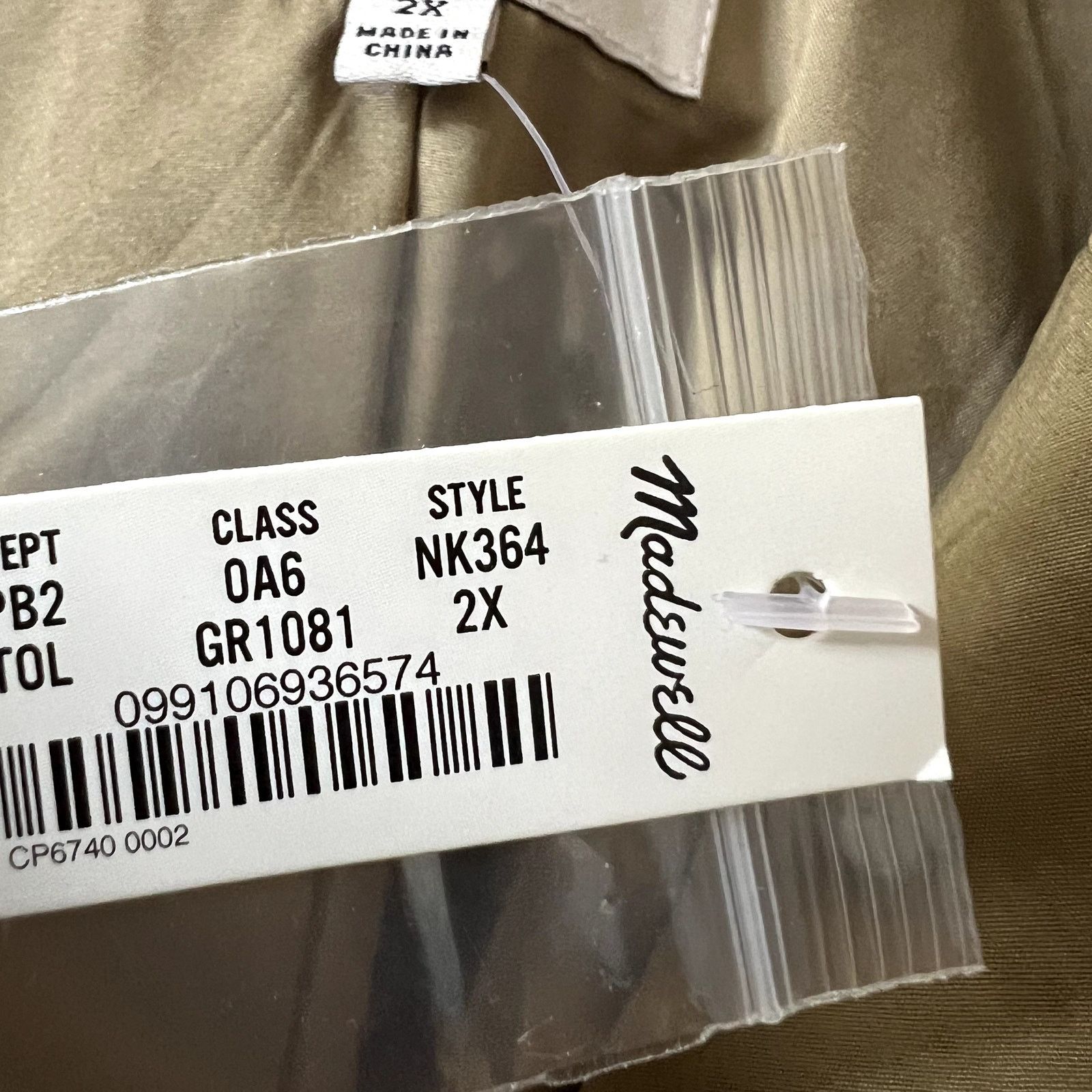 Madewell Madewell The Plus Drapey Tie-Waist Blazer brown Size 2X Size XXL / US 16-18 / IT 52-54 - 4 Thumbnail