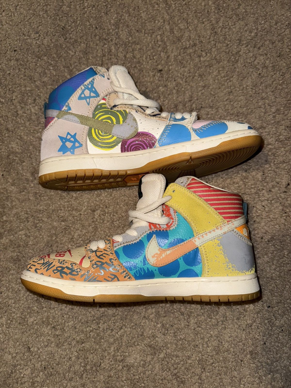 Nike nike sb dunk high thomas campbell what the dunk Size US 8.5 / EU 41-42 - 3 Thumbnail