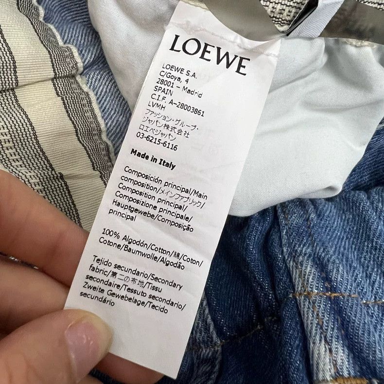 Loewe LOEWE sizeM Blue side striped pull-up trousers Size 27" / US 4 / IT 40 - 4 Thumbnail