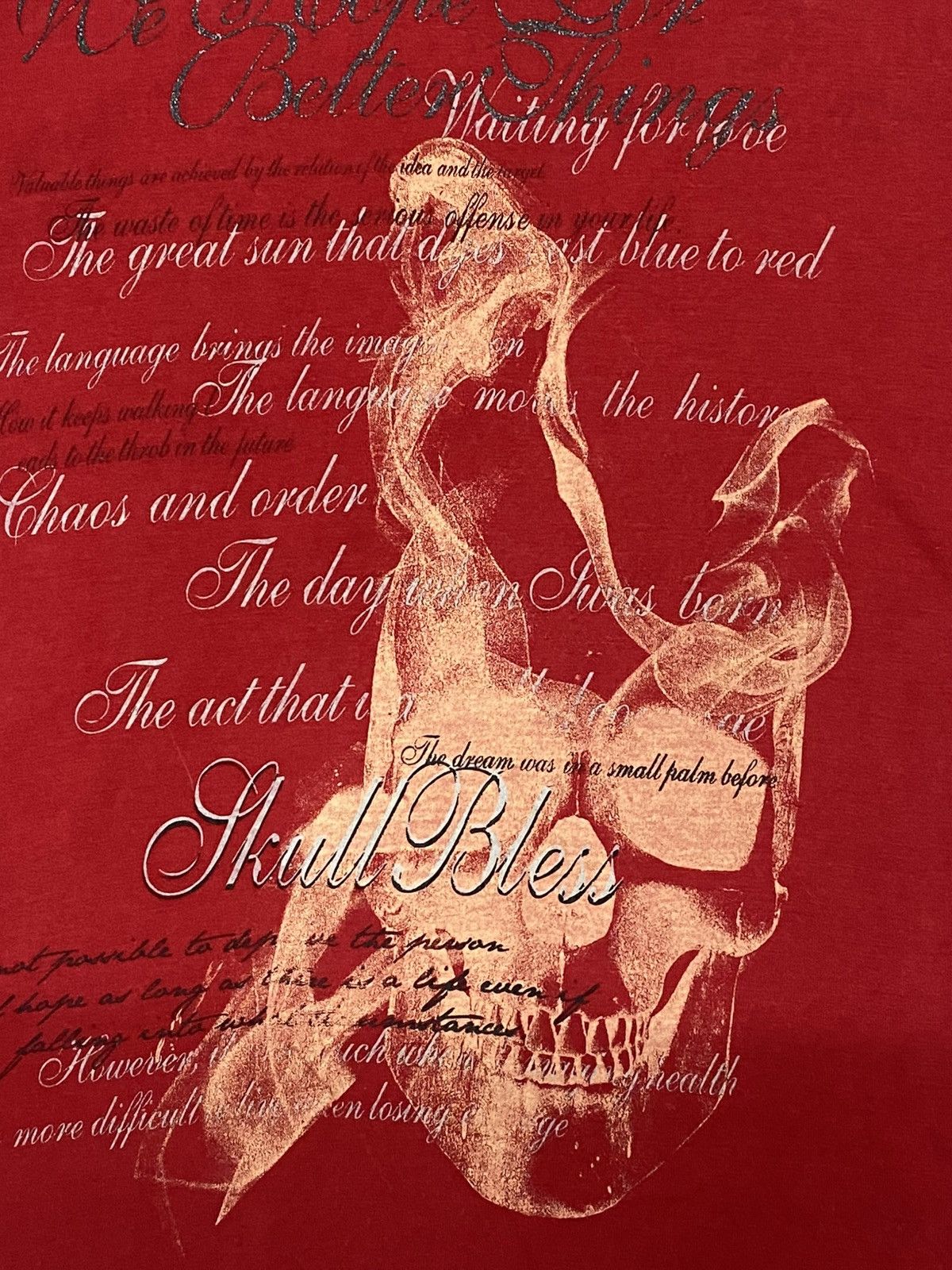 Japanese Brand Beaumont Carr Japan Wording Quotes Skull Bless Size US S / EU 44-46 / 1 - 5 Thumbnail