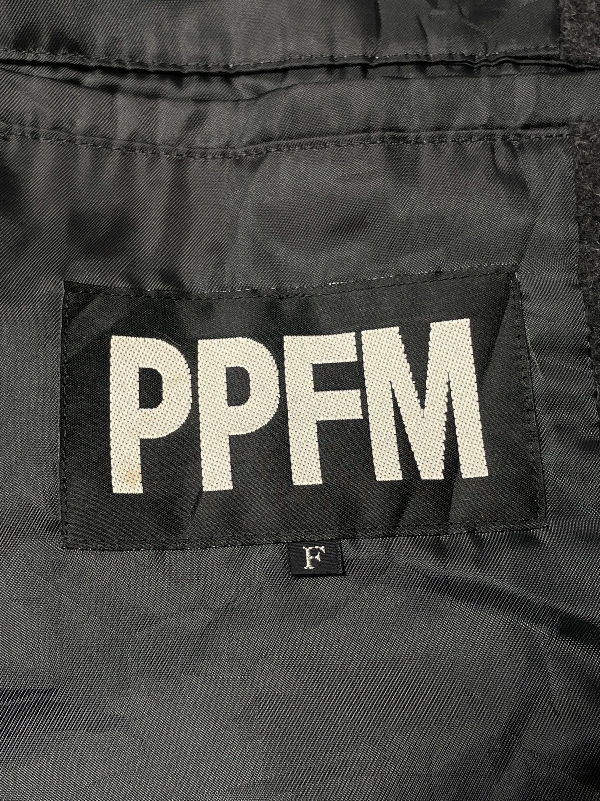 Japanese Brand × PPFM Vintage Japanese Brand PPFM Wool Hoodie Parka 1990s Size US M / EU 48-50 / 2 - 9 Thumbnail