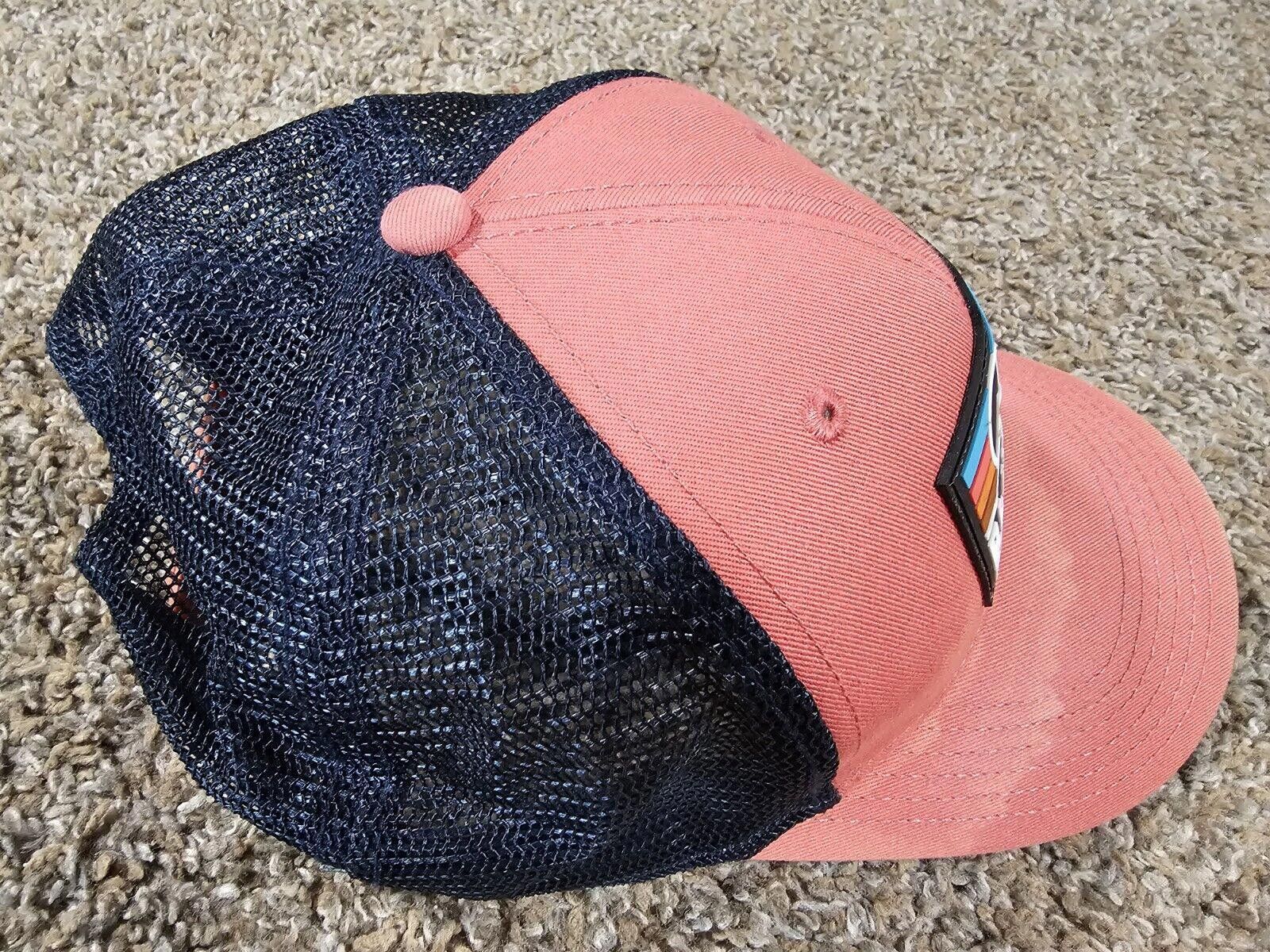 Our Legacy Blue Ridge Mountain Outfitters Snapback Hat Salmon Blue Mesh Size ONE SIZE - 5 Thumbnail
