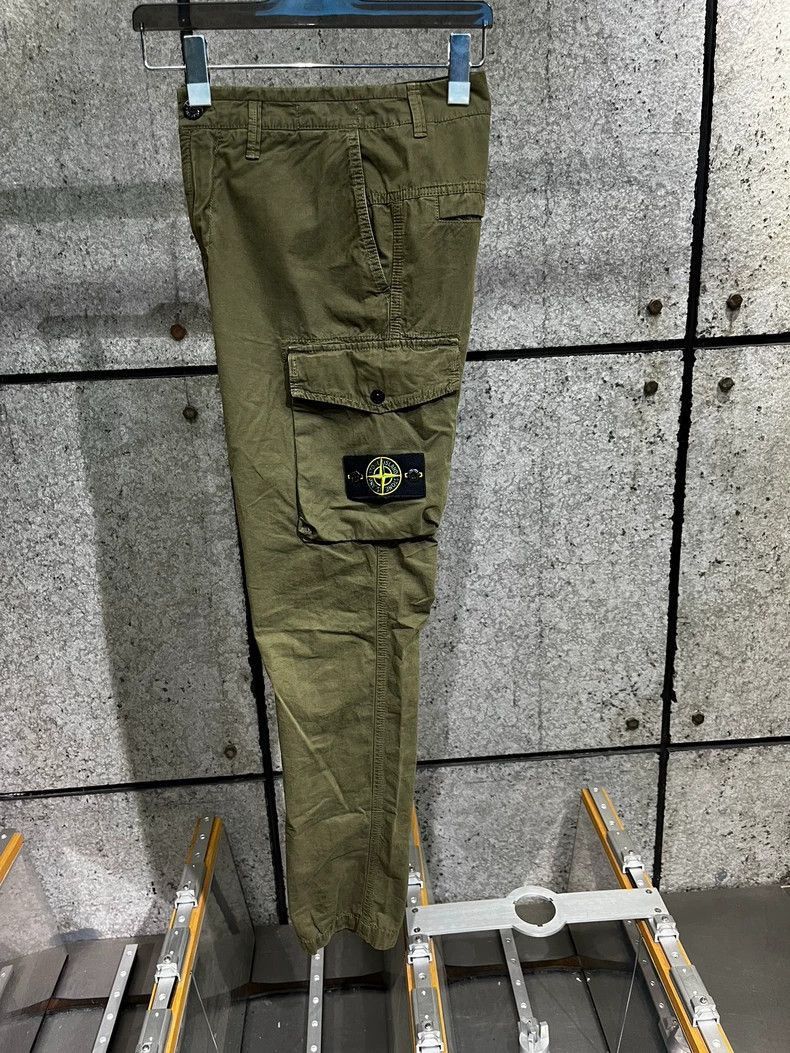 Stone Island Stone Island Green Cargo Pants Size 31 -2506 Size US 31 - 4 Thumbnail
