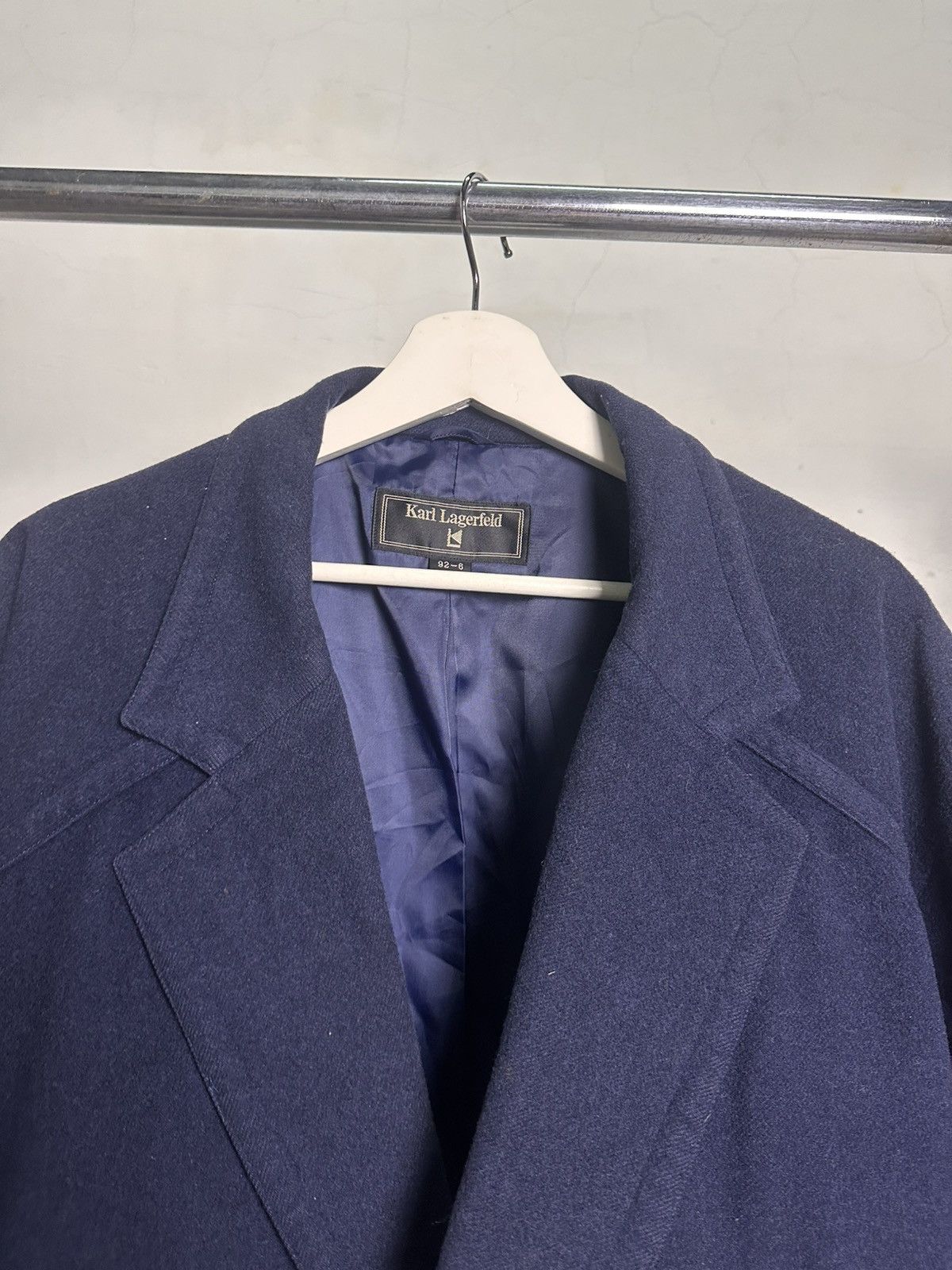 Karl Lagerfeld 90’s Karl Lagerfeld Vintage Wool Jacket Size US L / EU 52-54 / 3 - 2 Thumbnail