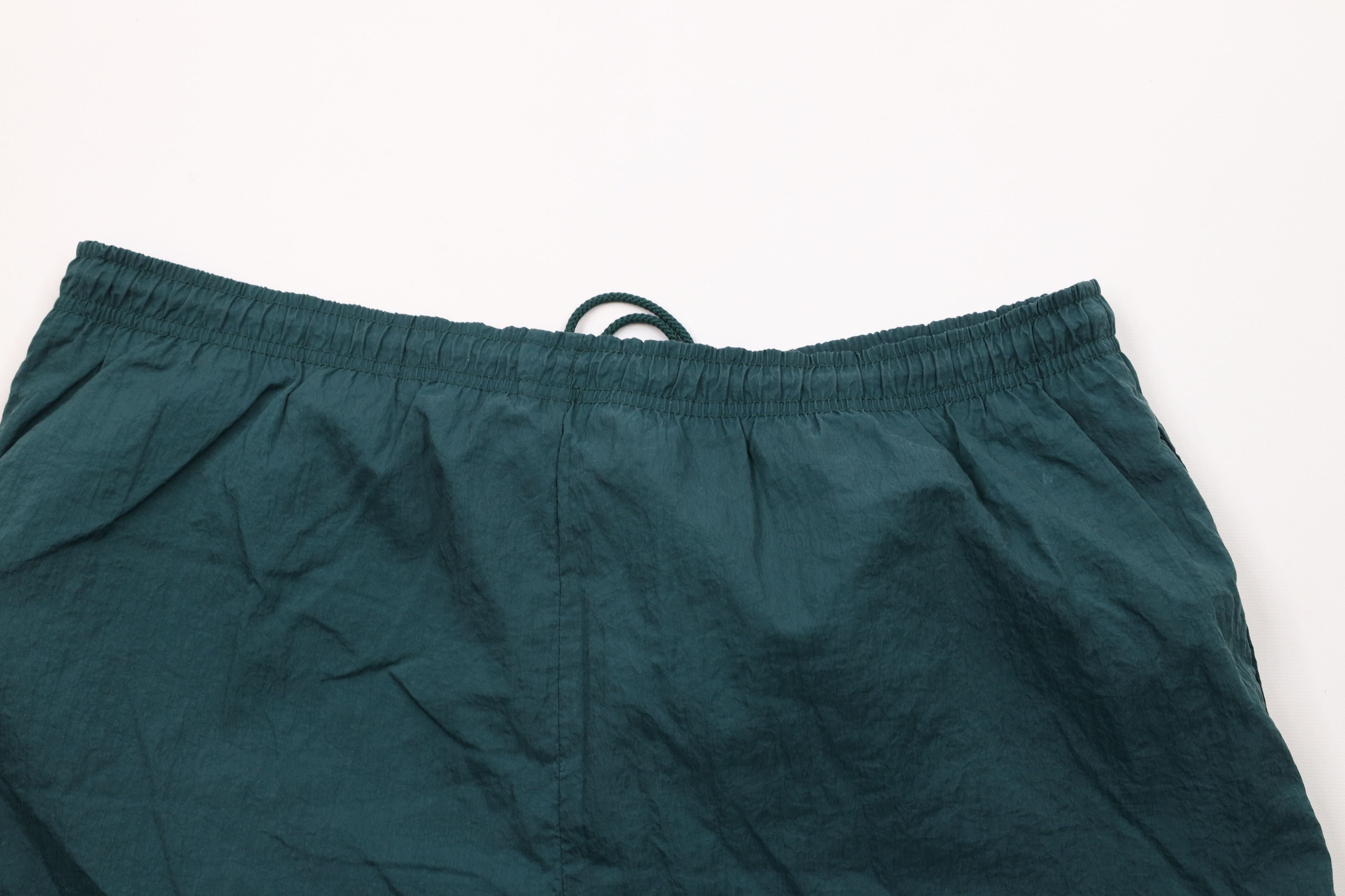 Nike × Vintage Vintage 90s Nike Scott Big Swoosh Logo Lined Shorts Green Size US 32 / EU 48 - 10 Thumbnail