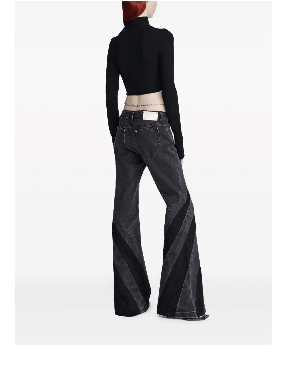 Dion Lee Dion Lee Darted bootcut jeans Size 29" - 2 Thumbnail