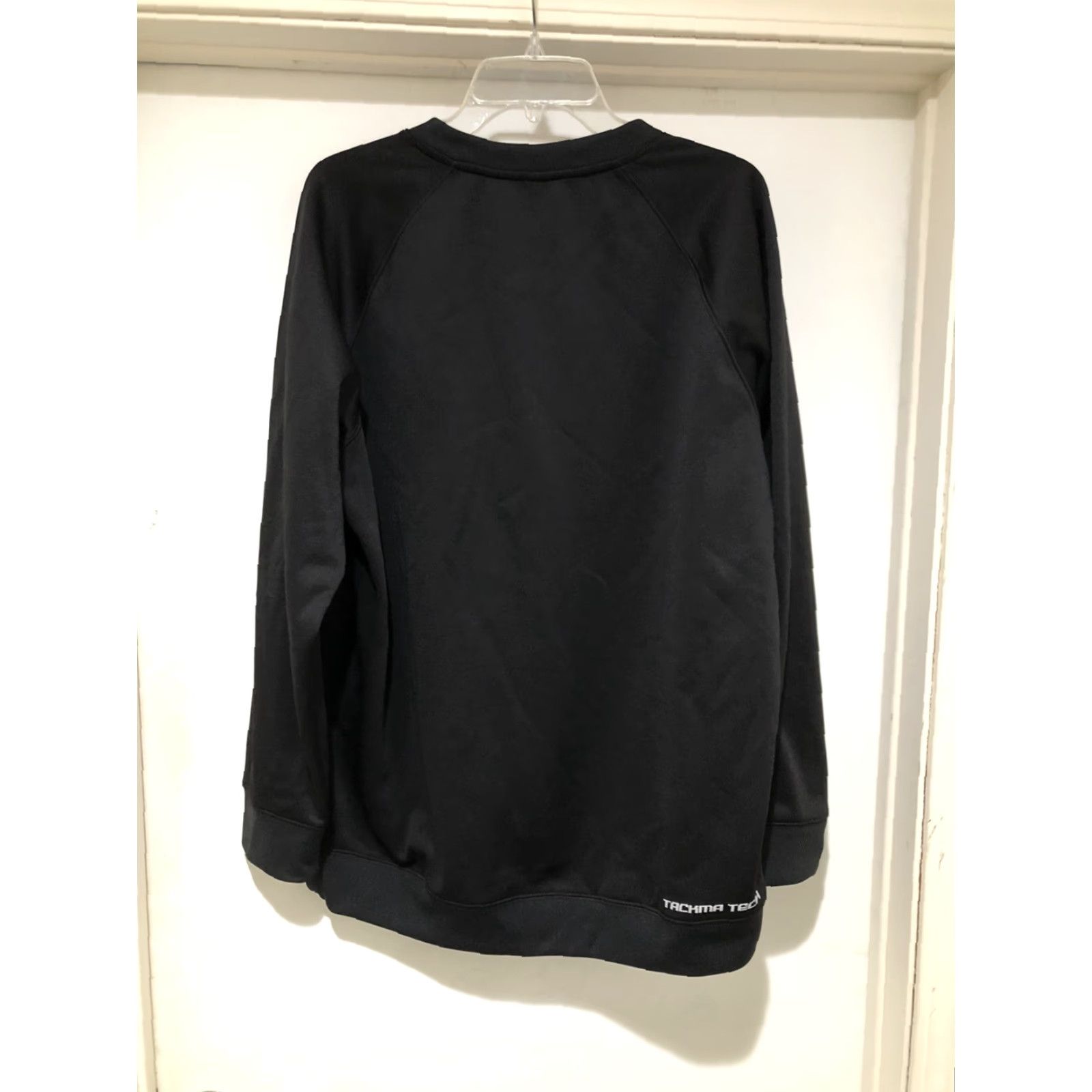 Vintage Tackma Tech Black Polyester 3M Reflective Pullover Crewneck Sweatshirt L Men Size US L / EU 52-54 / 3 - 3 Thumbnail