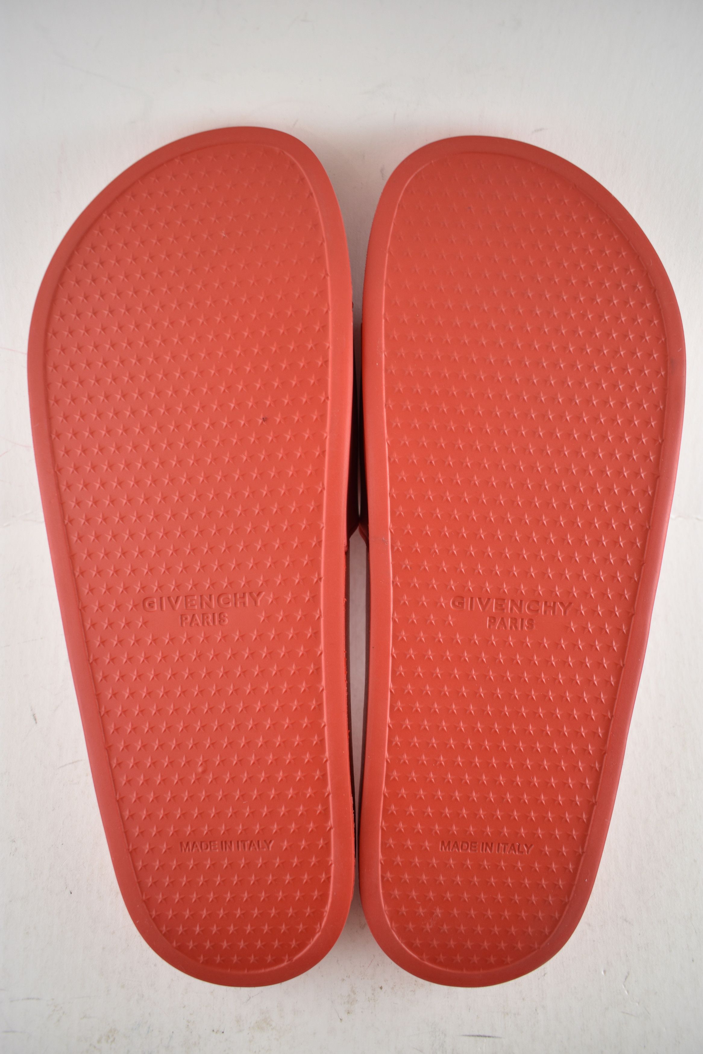 Givenchy Paris White Logo Rubber Pool Slide Sandal Flip Flop 44 11 Size US 11 / EU 44 - 11 Thumbnail