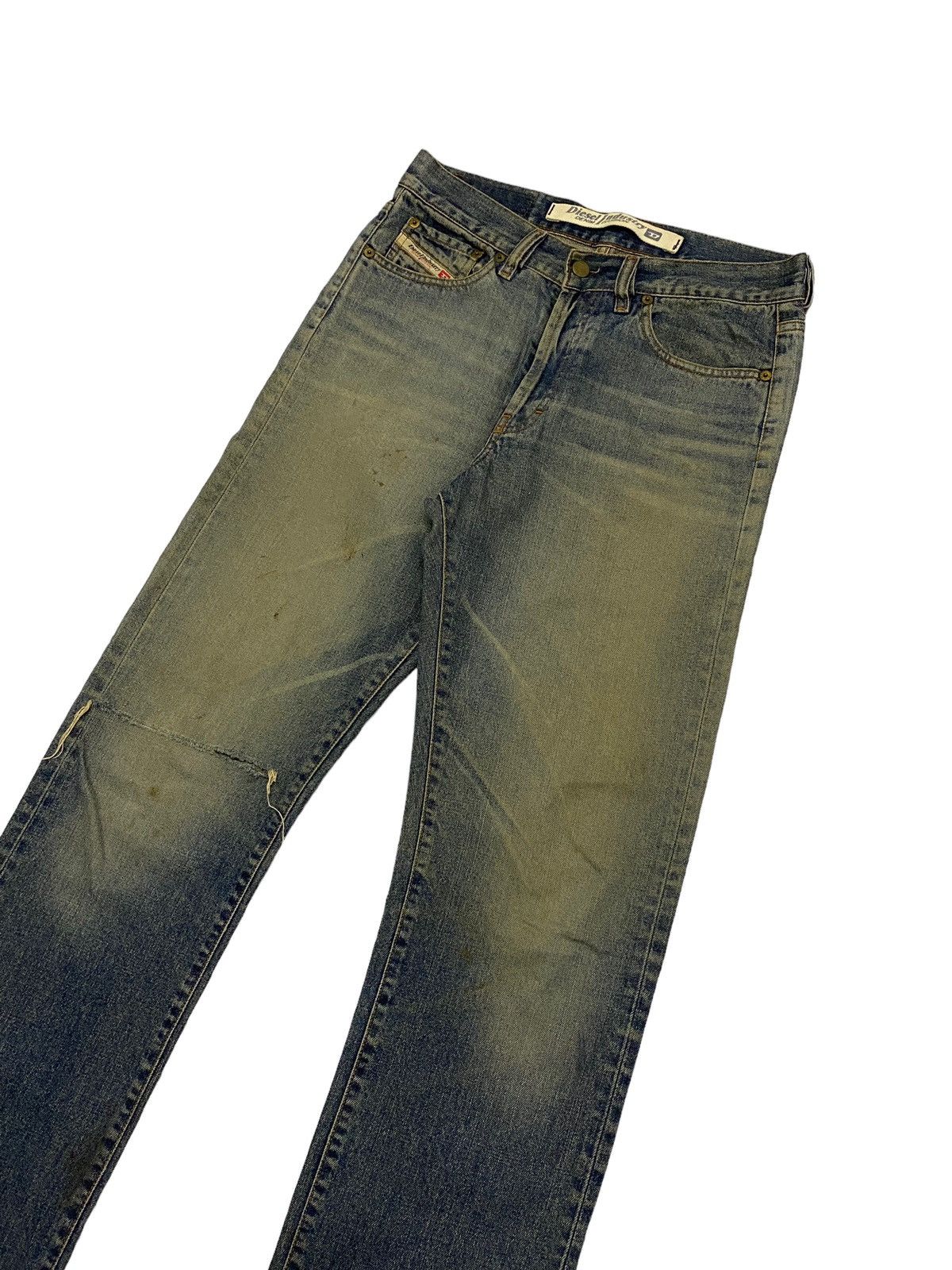 14th Addiction × Diesel Diesel Industry Denim Division Yellow Mud Washed Dirty Size US 29 - 5 Thumbnail