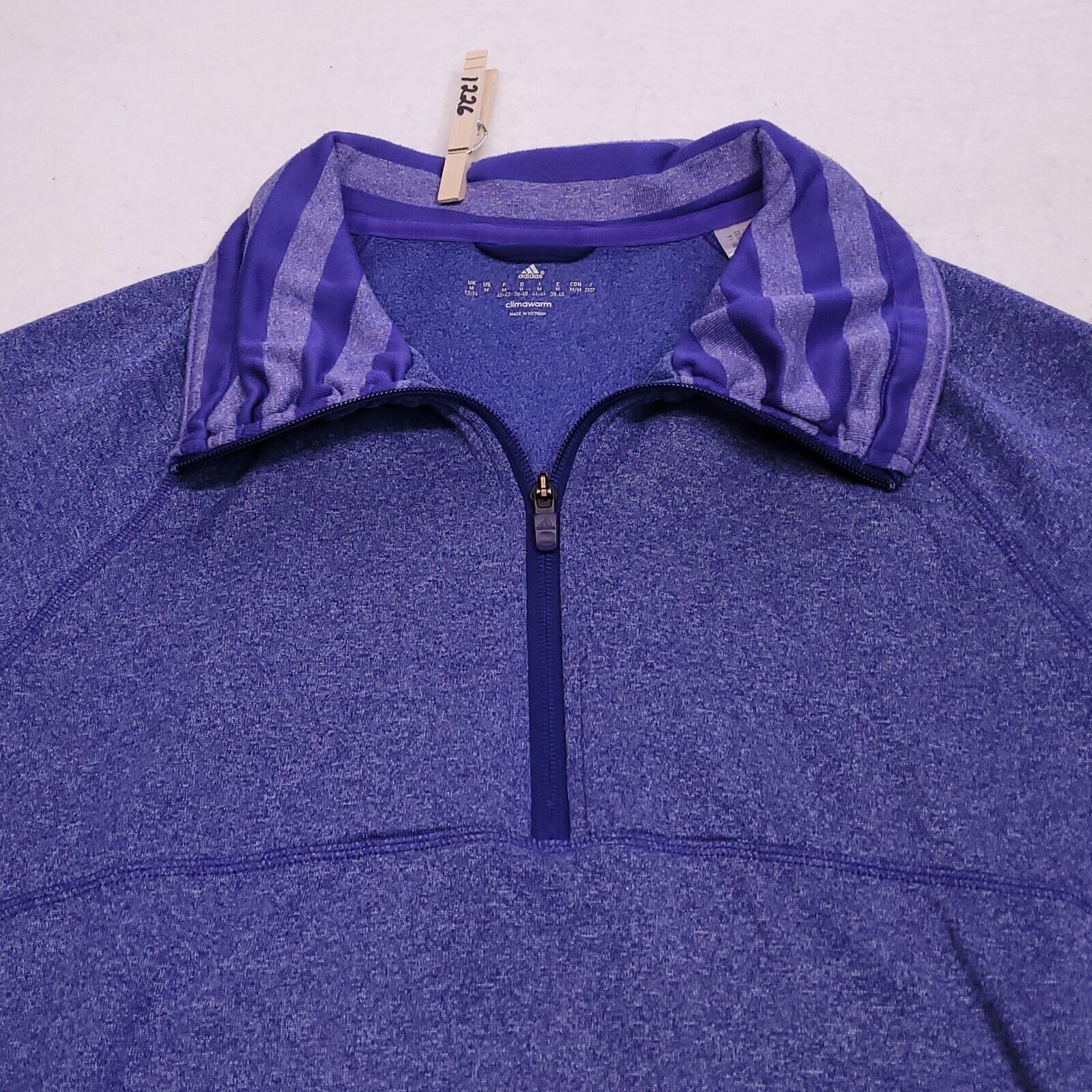 Adidas Adidas Climawarm Zip Up Pullover Jacket Womens Size M Purple Size M / US 6-8 / IT 42-44 - 1 Thumbnail