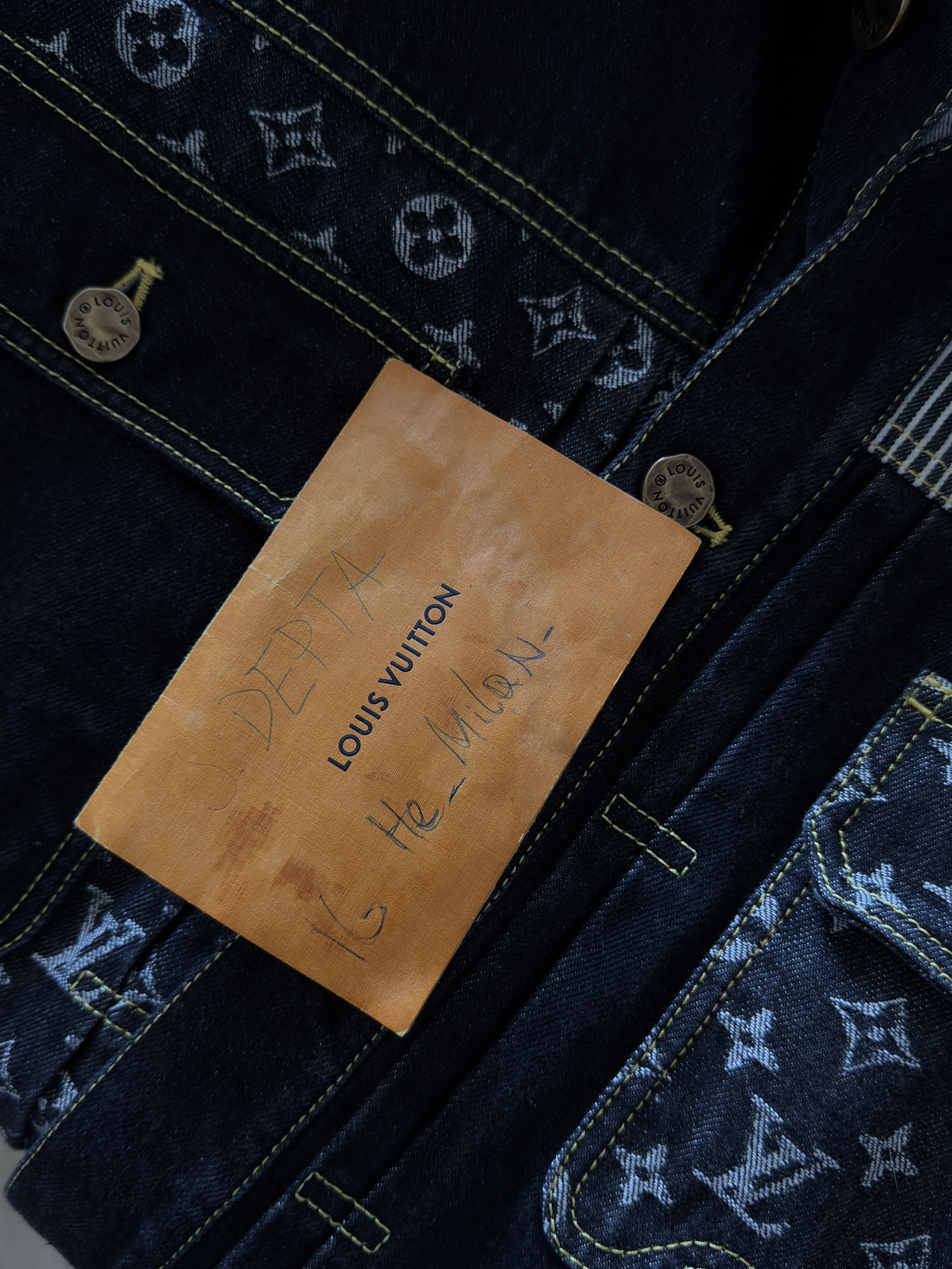Louis Vuitton LOUIS VUITTON X NIGO DENIM JACKET | SIZE 60 Size US XXL / EU 58 / 5 - 19 Thumbnail