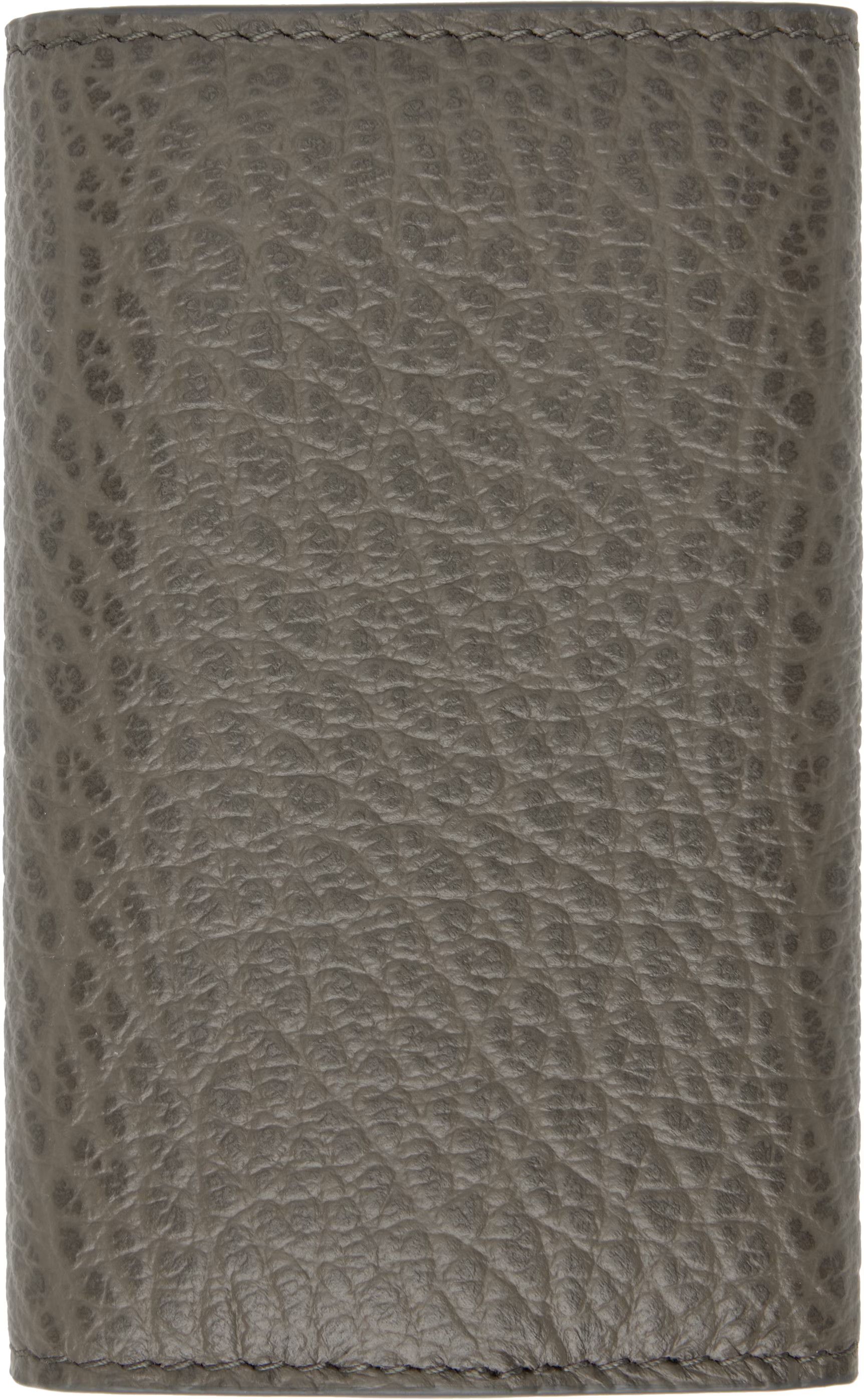 Maison Margiela Maison Margiela Gray Four Stitches Key Holder Size ONE SIZE - 2 Thumbnail