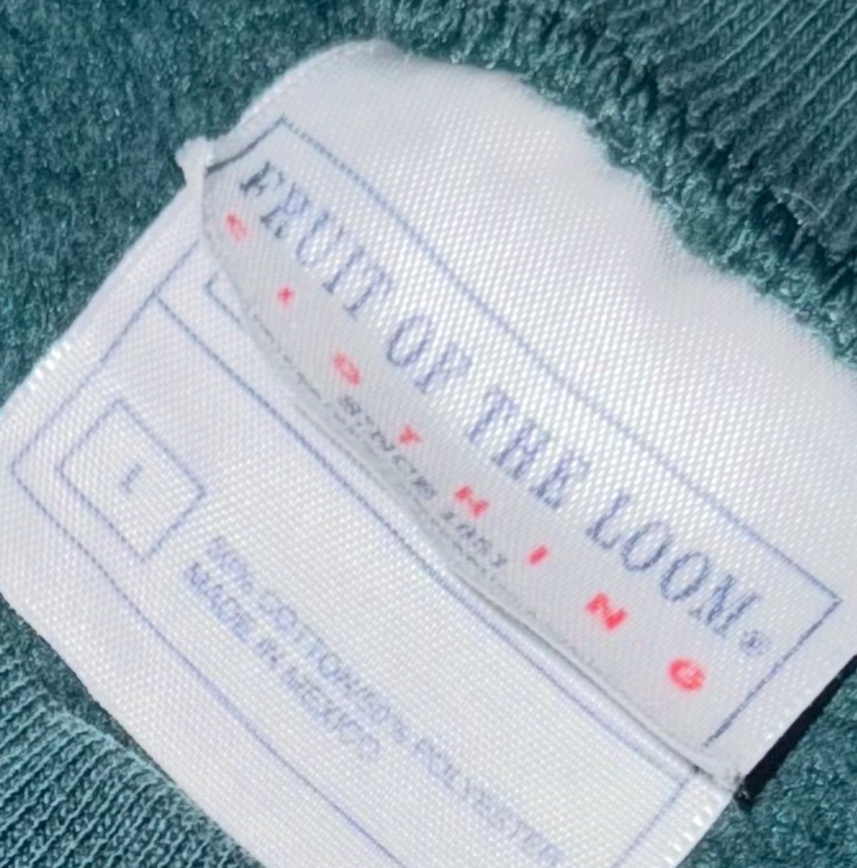 Fruit Of The Loom 90s Fruit of the Loom Dark Green crewneck Size US L / EU 52-54 / 3 - 4 Thumbnail