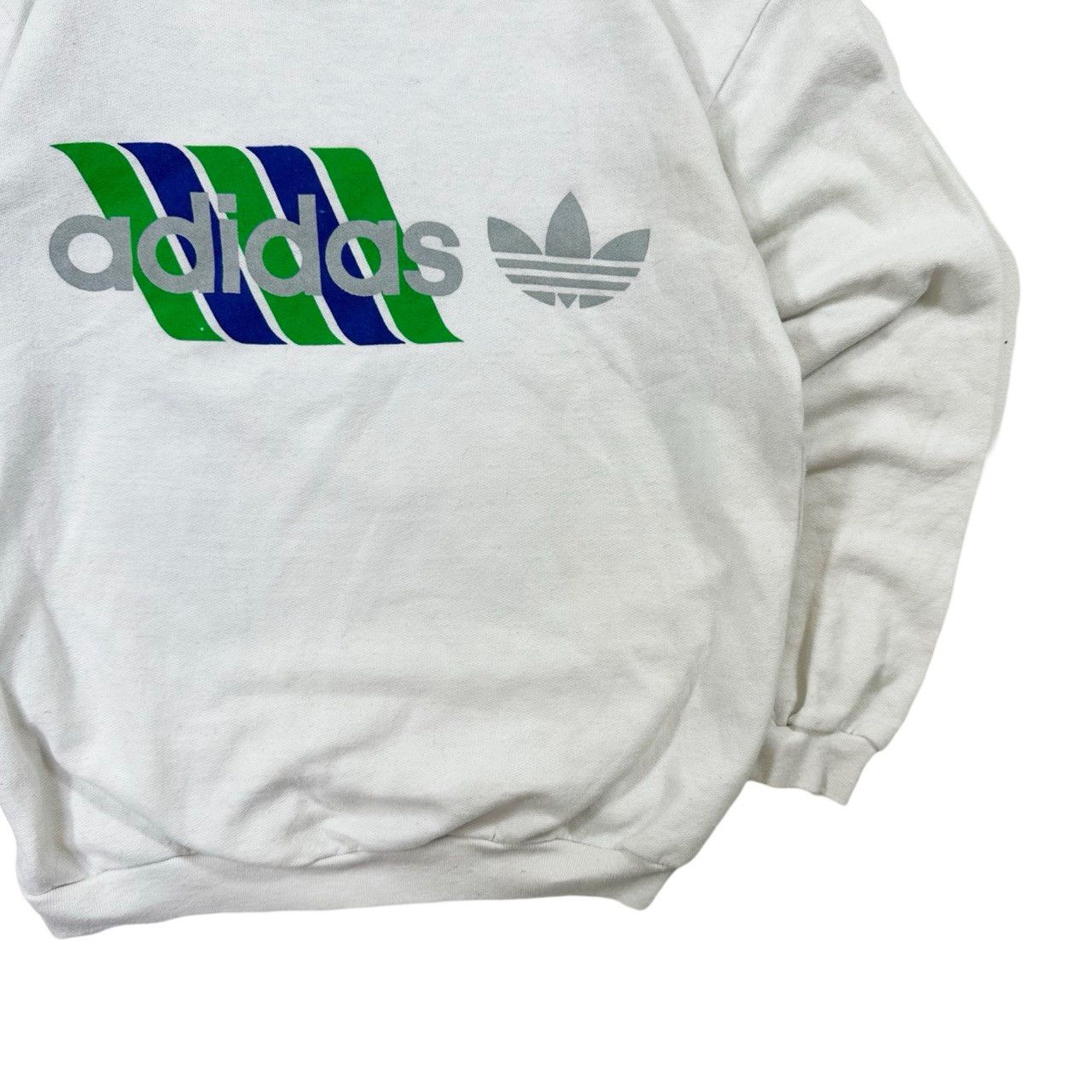 Vintage Vintage 90s Rare Adidas Original Logo Graphic Sweater Size US S / EU 44-46 / 1 - 3 Thumbnail
