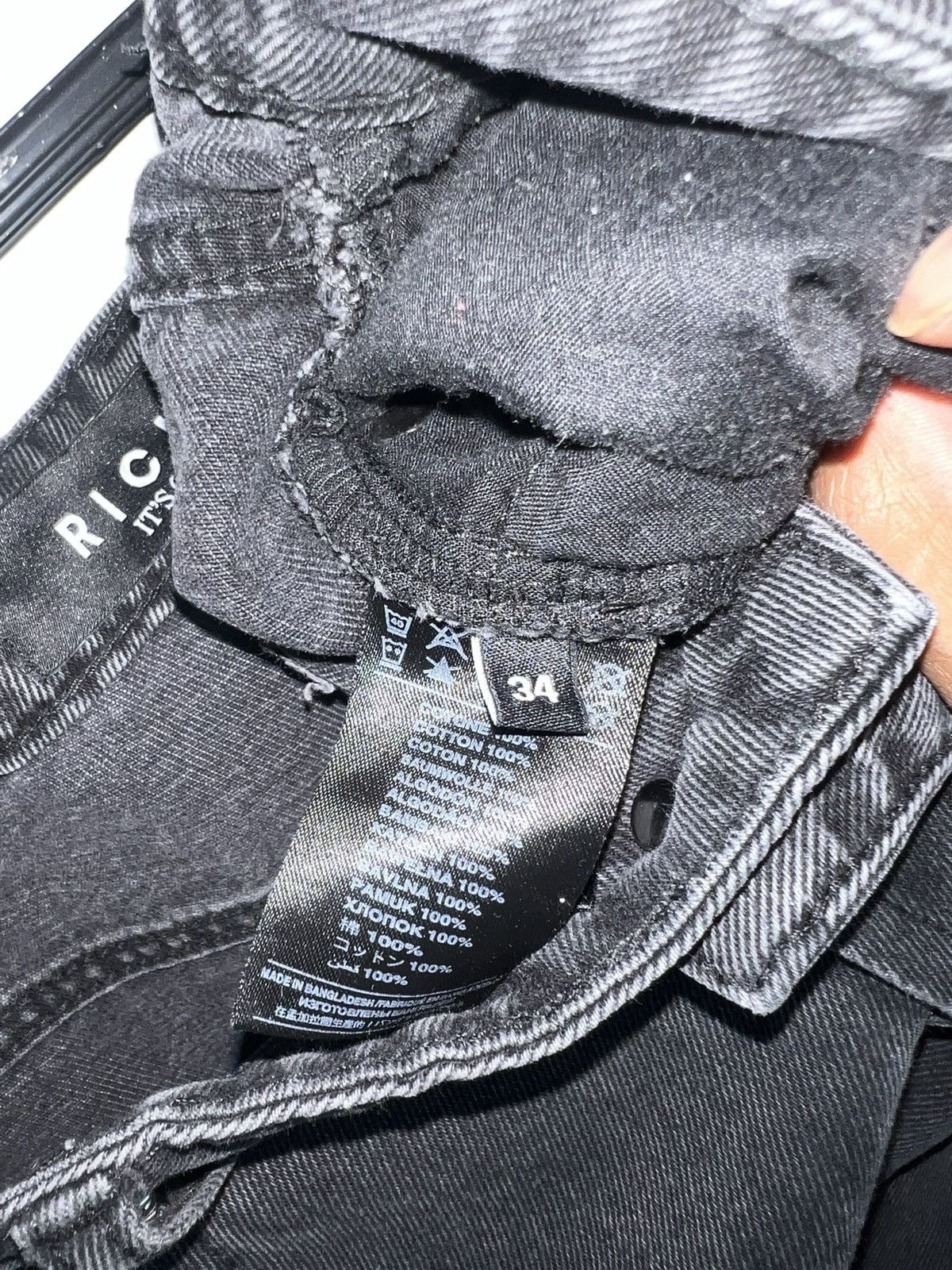 John Richmond John Richmond “It’s Only Rock N Roll” BlackDistressedJeans34 Size US 34 / EU 50 - 10 Thumbnail