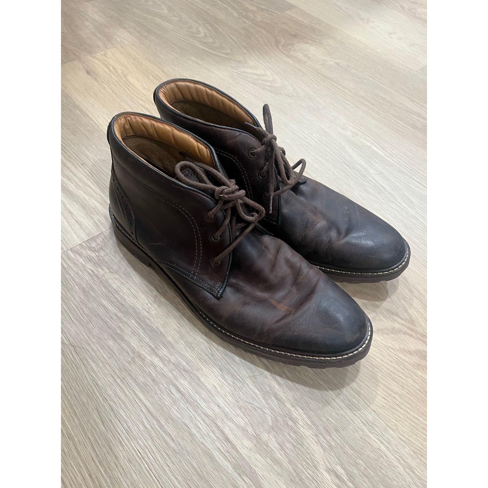 Florsheim Men's-Florsheim-11875-Designer-Fenway Chukka-Brown Size US 11 / EU 44 - 2 Thumbnail