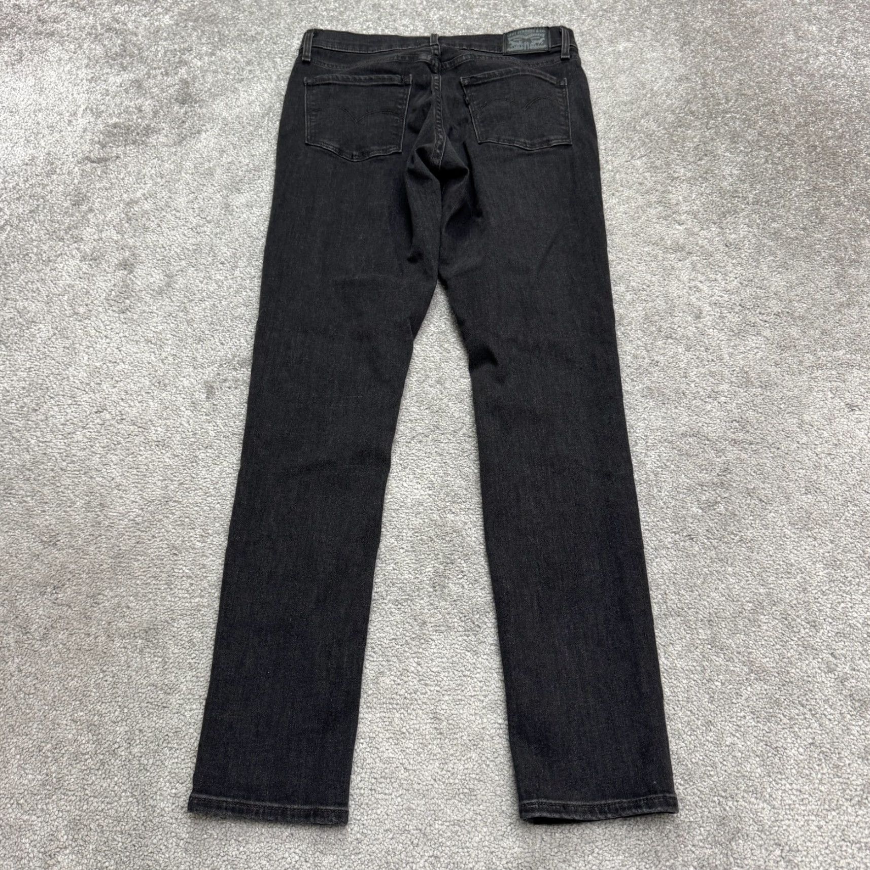 Levi's Levi's 311 Shaping Skinny Jeans Womens 27x30 Black Mid Rise Denim Stretch Size 27" / US 4 / IT 40 - 2 Thumbnail