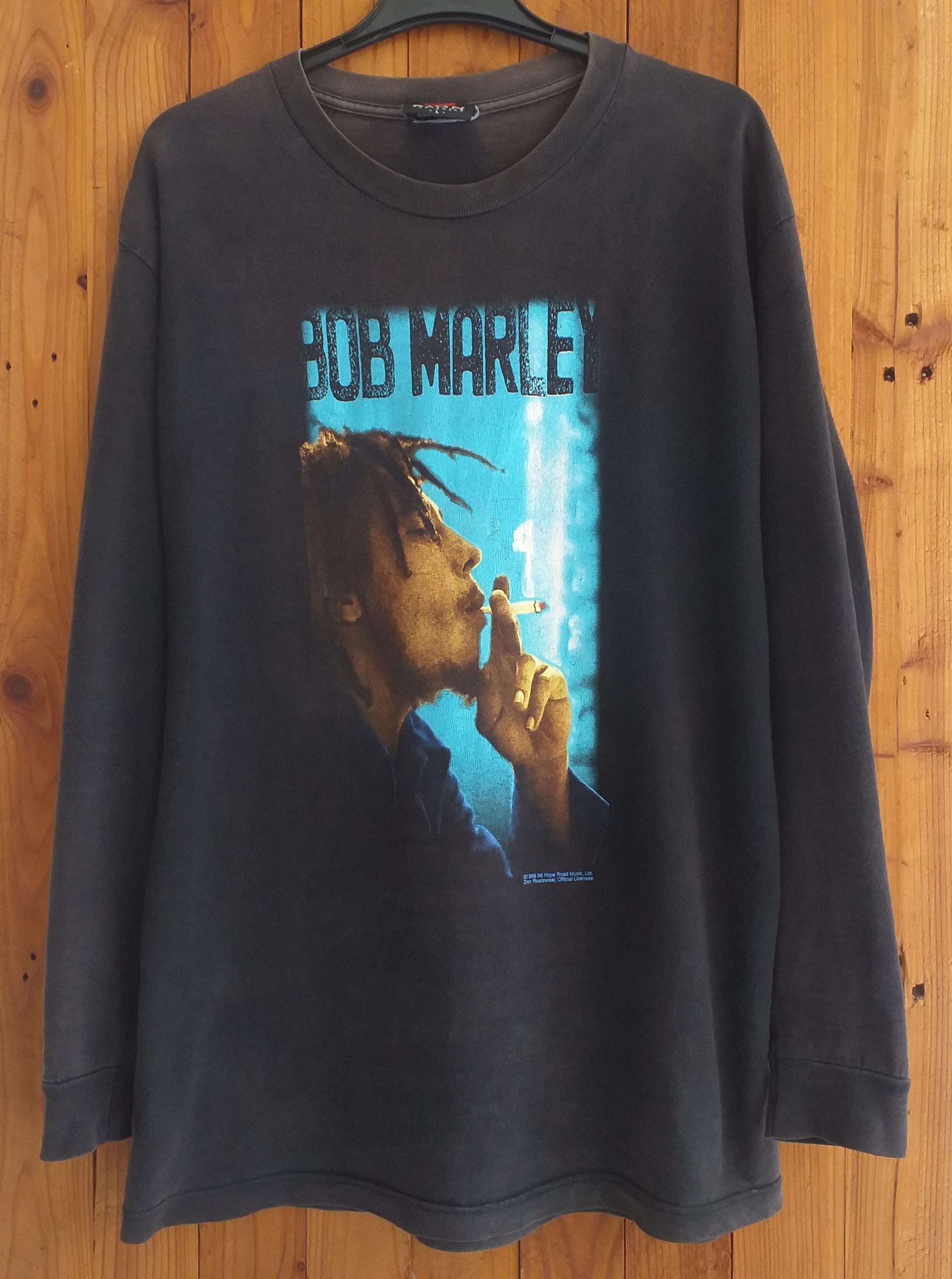 Vintage Bob Marley 90s Long Sleeve T shirt