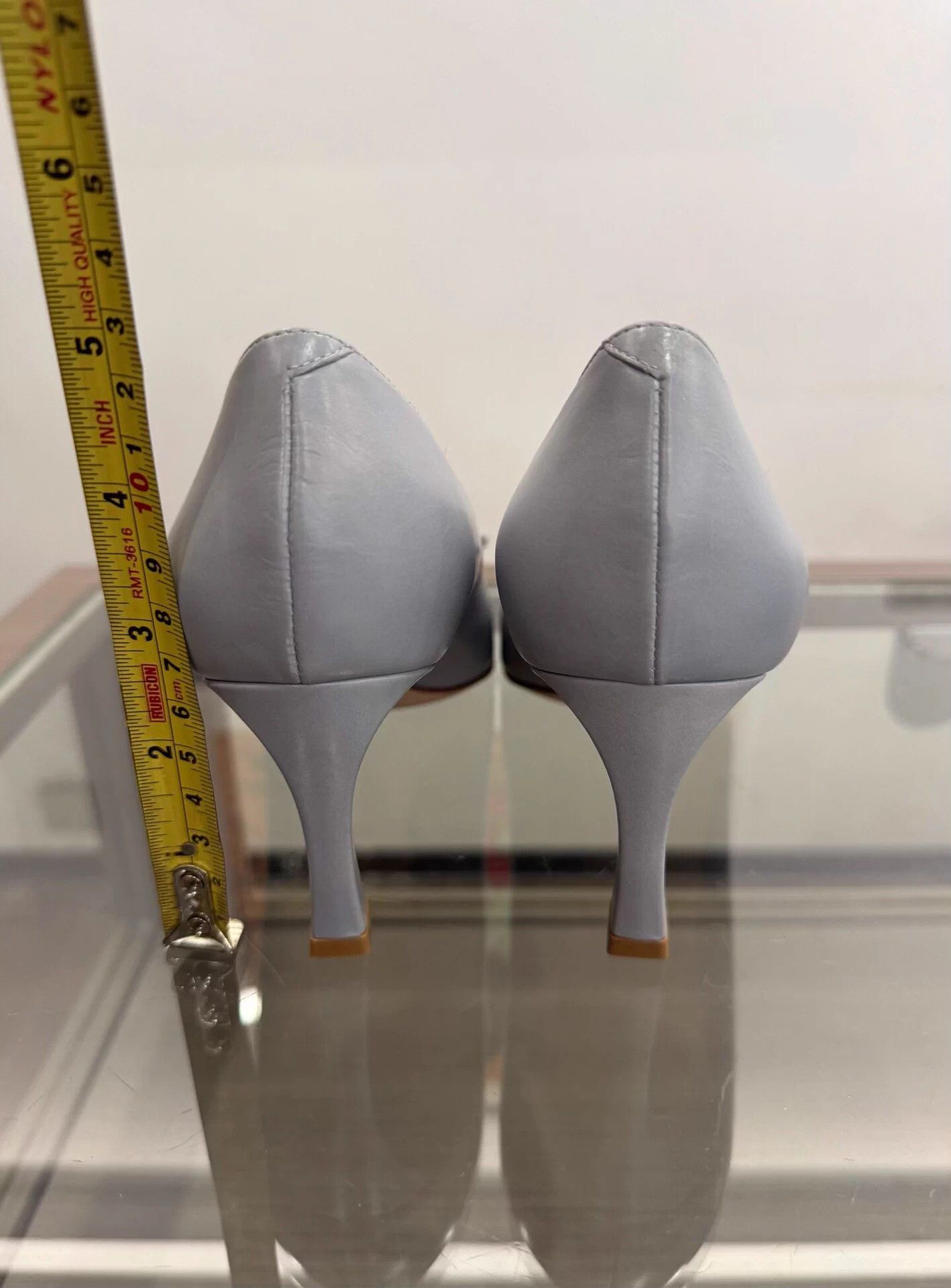 Roger Vivier RV blue square buckle pumps women's 36 Size US 5 / IT 35 - 8 Thumbnail