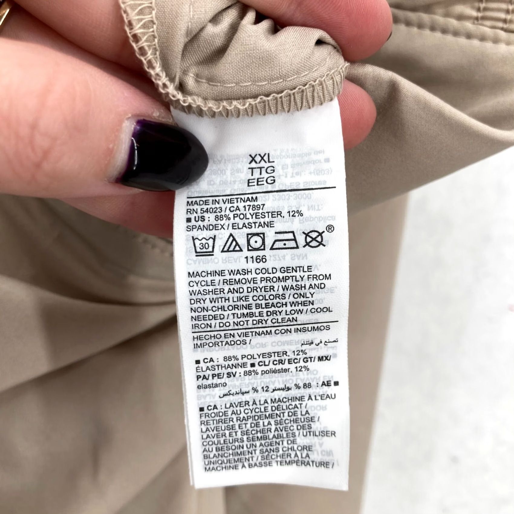 Old Navy Old Navy Active Pants Women's 2XL Pull On Wide Leg Beige Quick Dry Stretch NWT Size 28" / US 6 / IT 42 - 7 Thumbnail