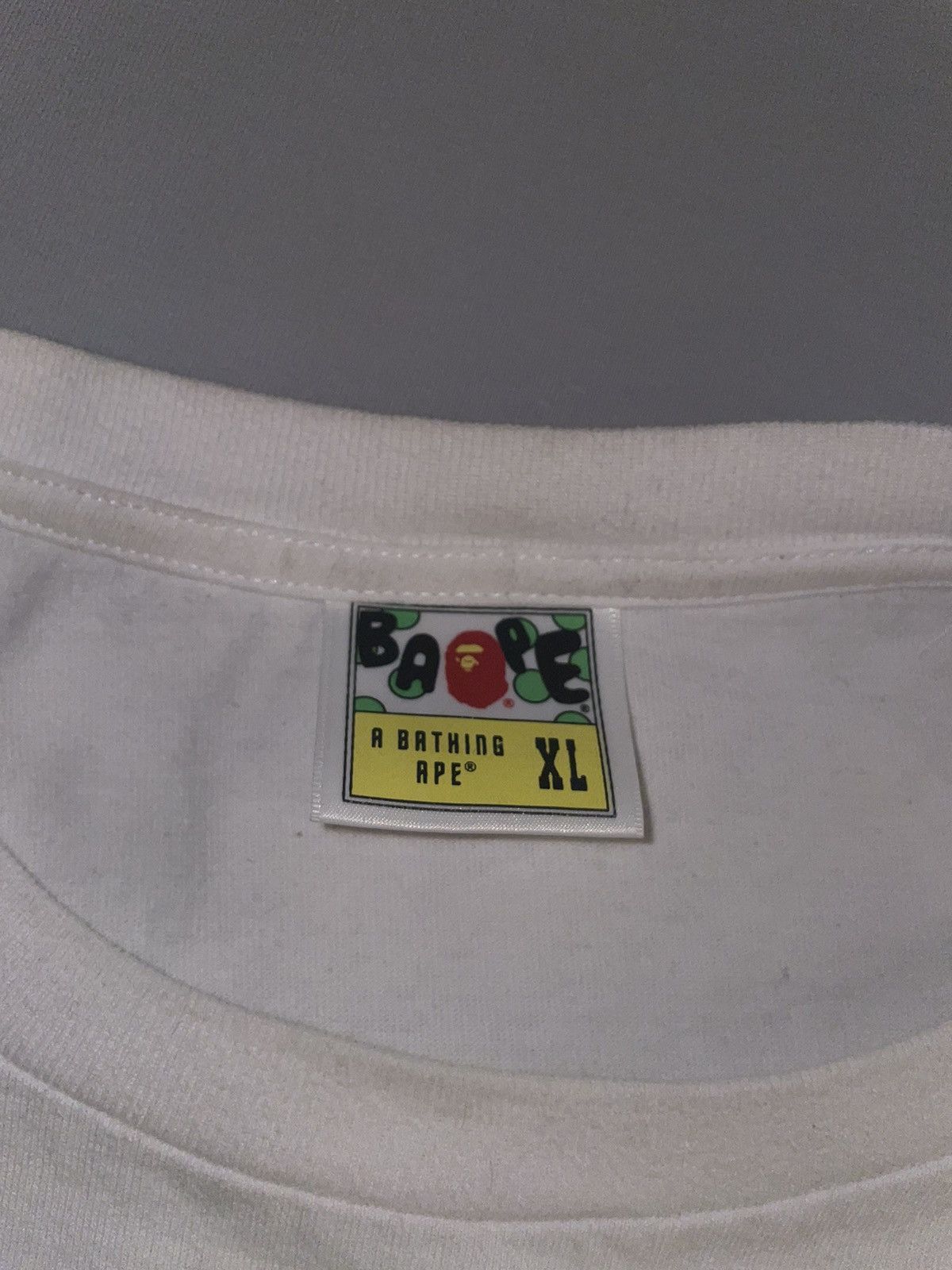 Bape Bape Short sleeve T Shirt Bathing Ape Busy Works White XL Size US XL / EU 56 / 4 - 3 Thumbnail