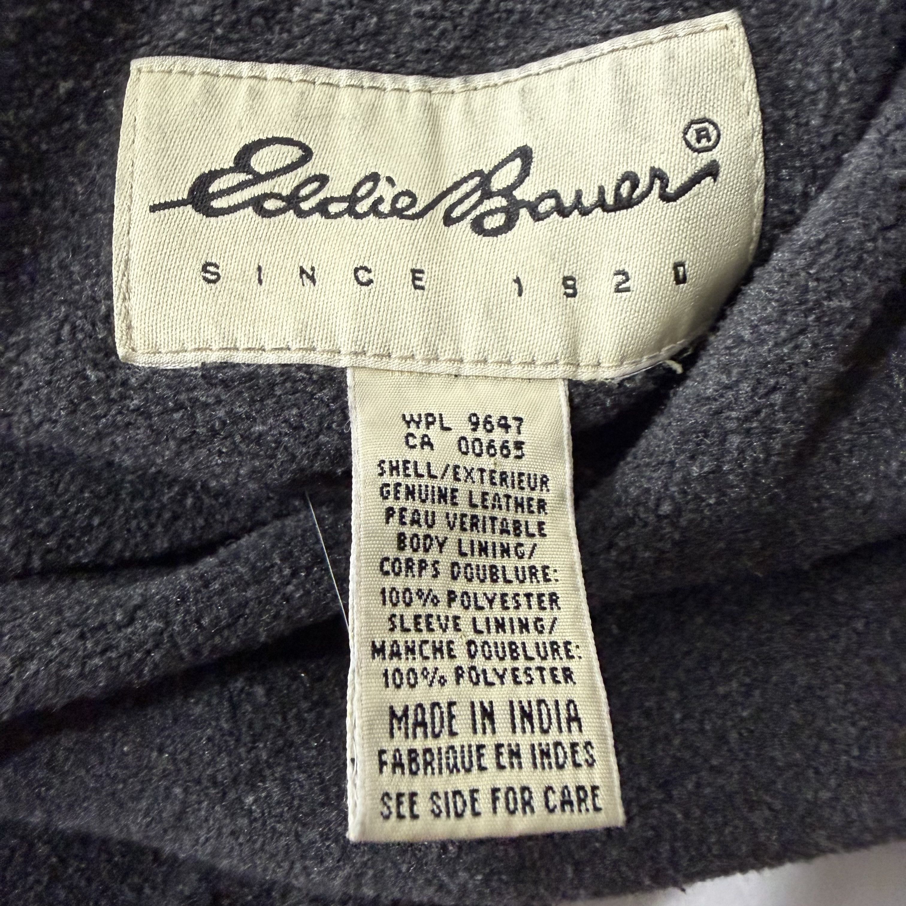 Eddie Bauer Vintage Eddie Bauer Black Genuine Leather Car Coat Jacket Size XXL / US 16-18 / IT 52-54 - 6 Thumbnail