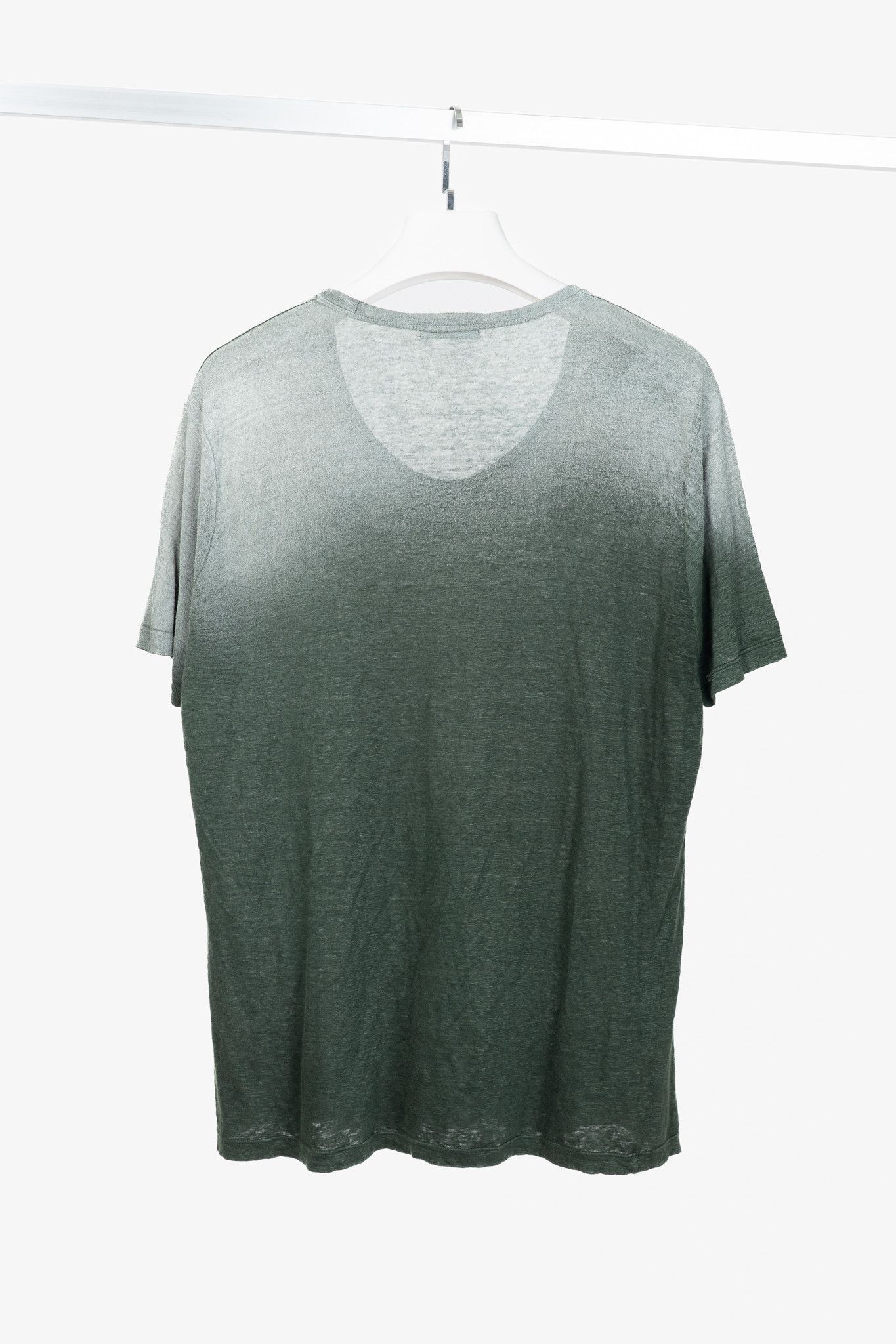 Avant Toi Avant Toi Overprint Green Linen Gradient T-Shirt Size US XL / EU 56 / 4 - 2 Thumbnail