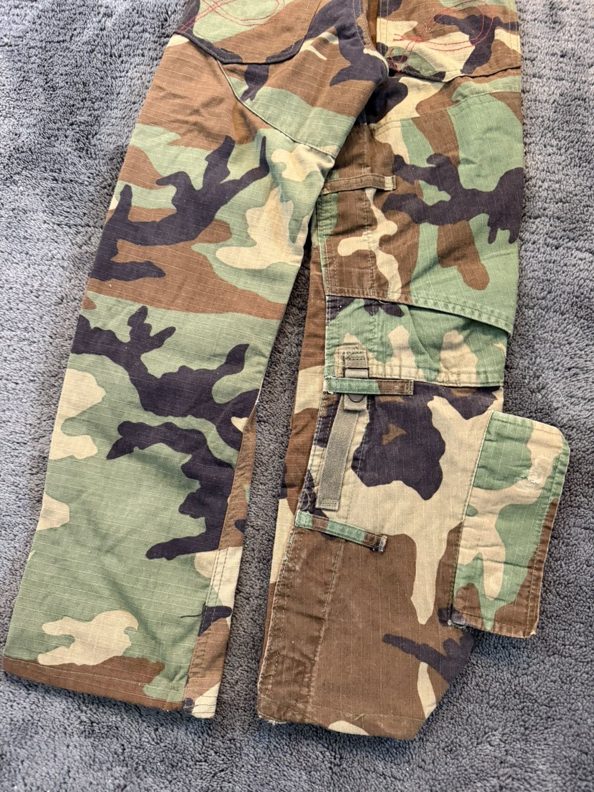 20471120 AW00 20471120 KIDS Paper Recycouture Cargo Pants Size US 26 / EU 42 - 6 Thumbnail