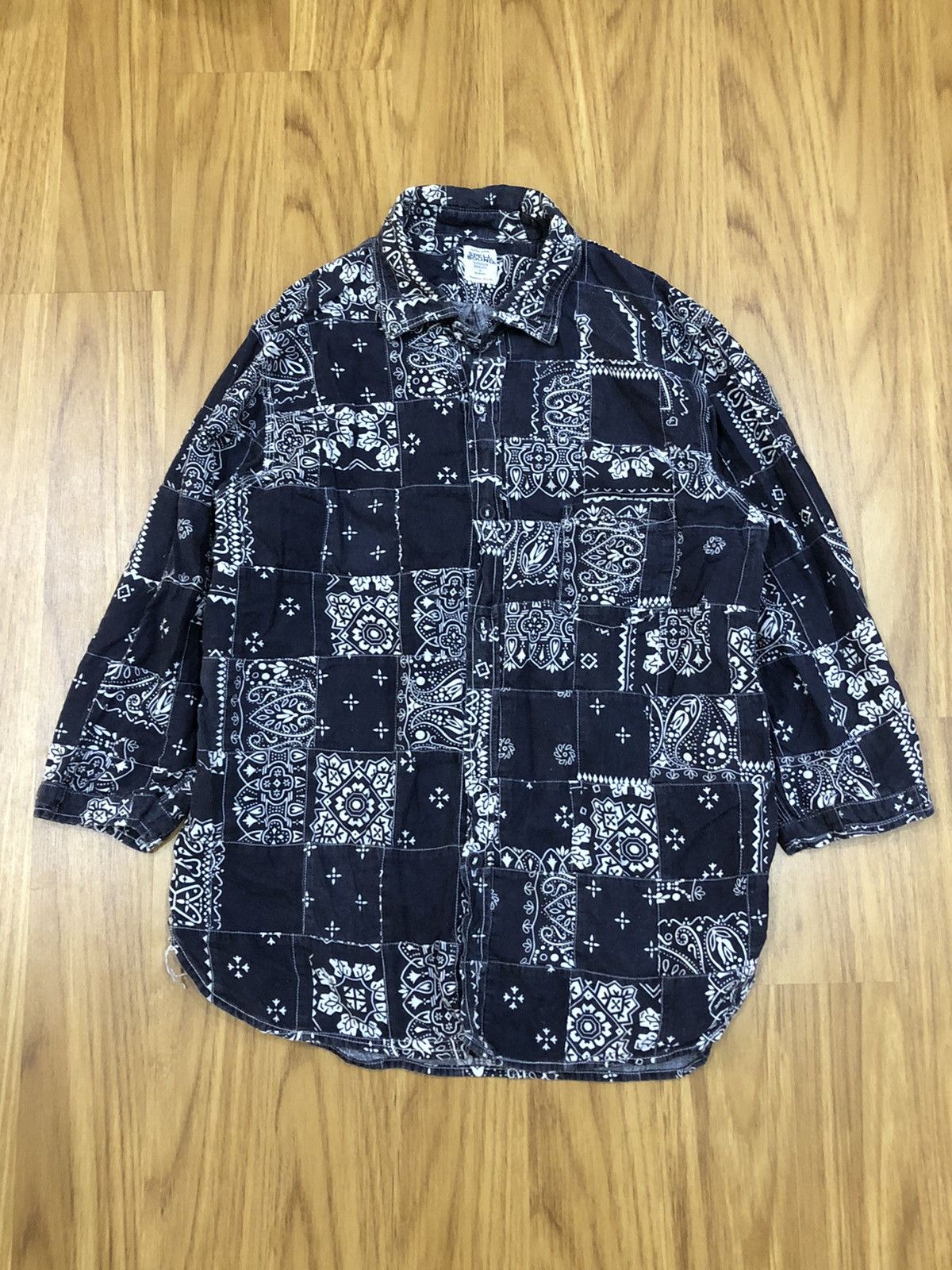 Kapital SpellBound Domingo Patchwork Bandana Half Sleeve Shirt Size US L / EU 52-54 / 3 - 2 Thumbnail