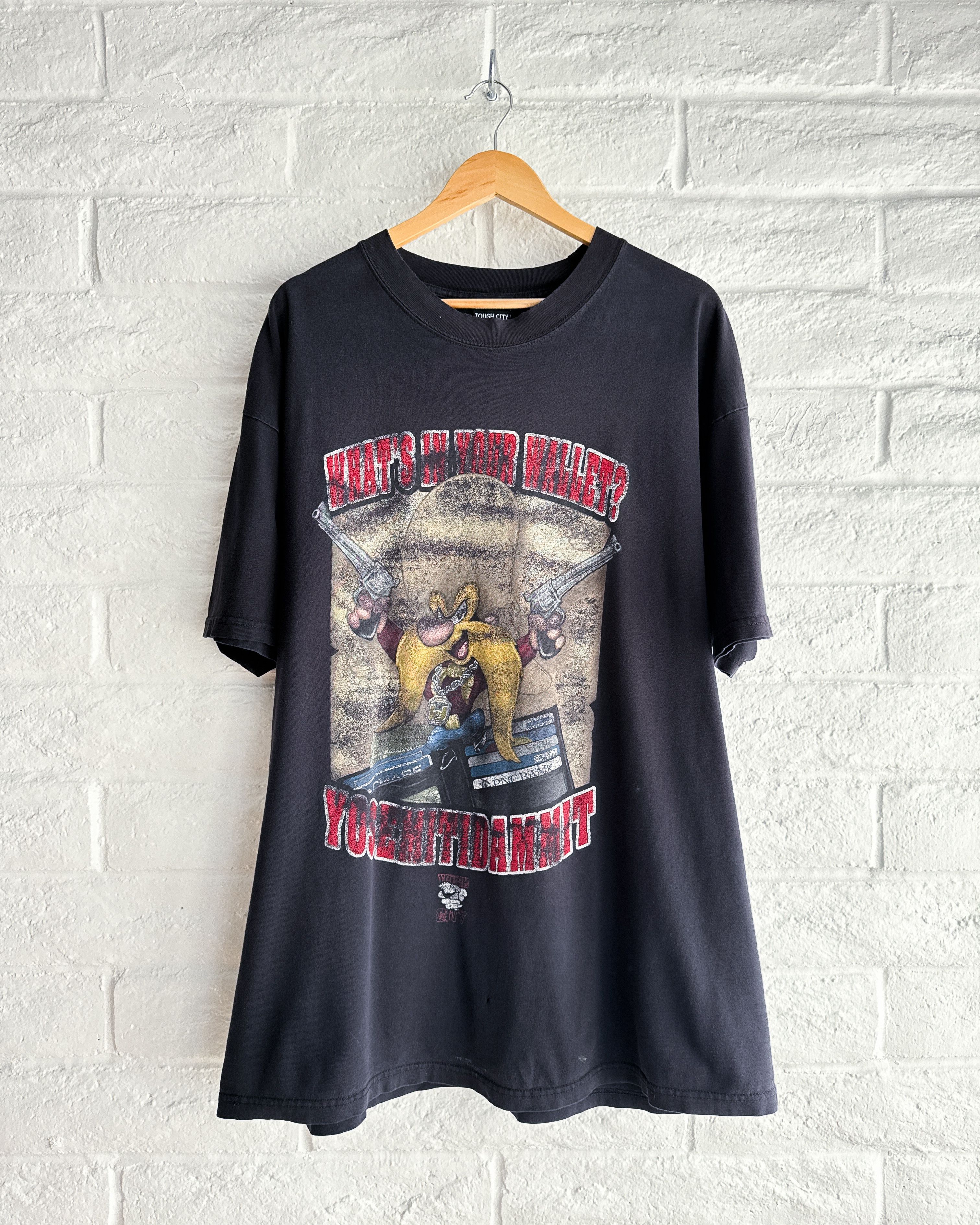 Vintage Vintage 90s Looney Tunes Yosemite Sam T Shirt 2XL Distressed Size US XXL / EU 58 / 5 - 1 Thumbnail