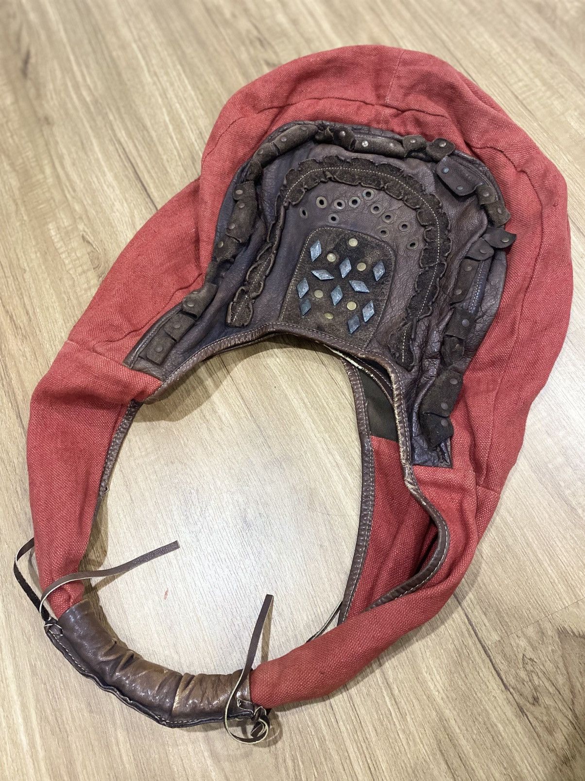 Vintage RARE ALCHIMIA ITALY CANVAS LEATHER CRAFTS HANDMADE SLING BAG Size ONE SIZE - 8 Thumbnail