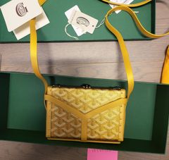 Goyard green leather strap for bags ref.593247 - Joli Closet