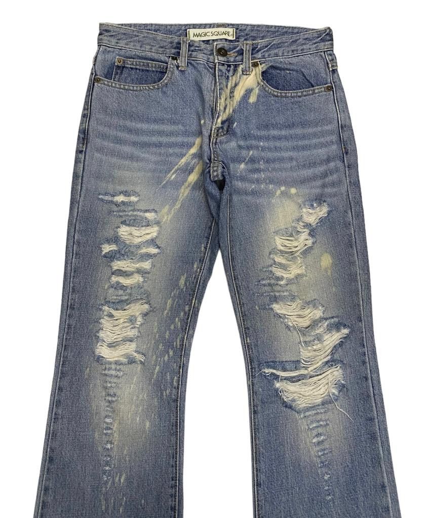 Beauty Beast FLARED JEANS DISTRESSED IF SIX WAS NINE INSPIRE JEANS Size US 28 / EU 44 - 3 Thumbnail