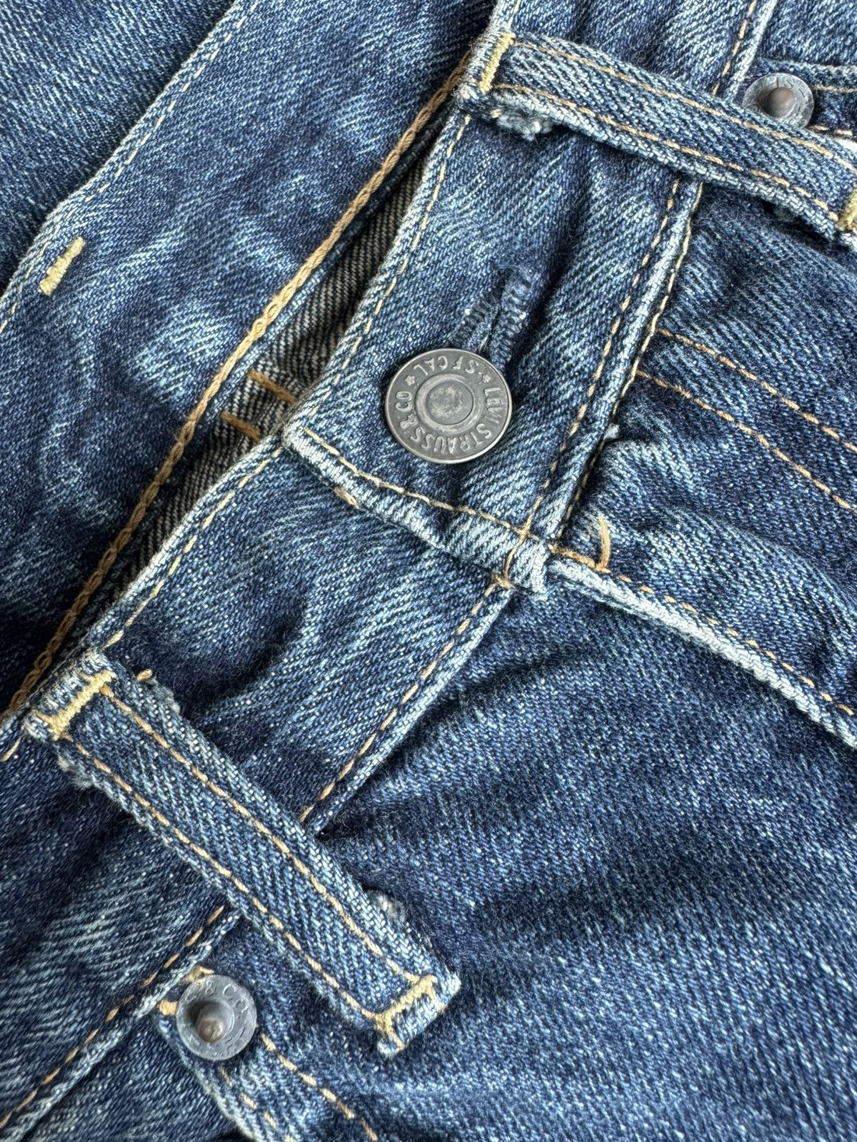 Levi's VERY RARE VINTAGE PANTS DENIM JEANS LEVIS BIG E 502 SELVEDGE Size US 32 / EU 48 - 6 Thumbnail