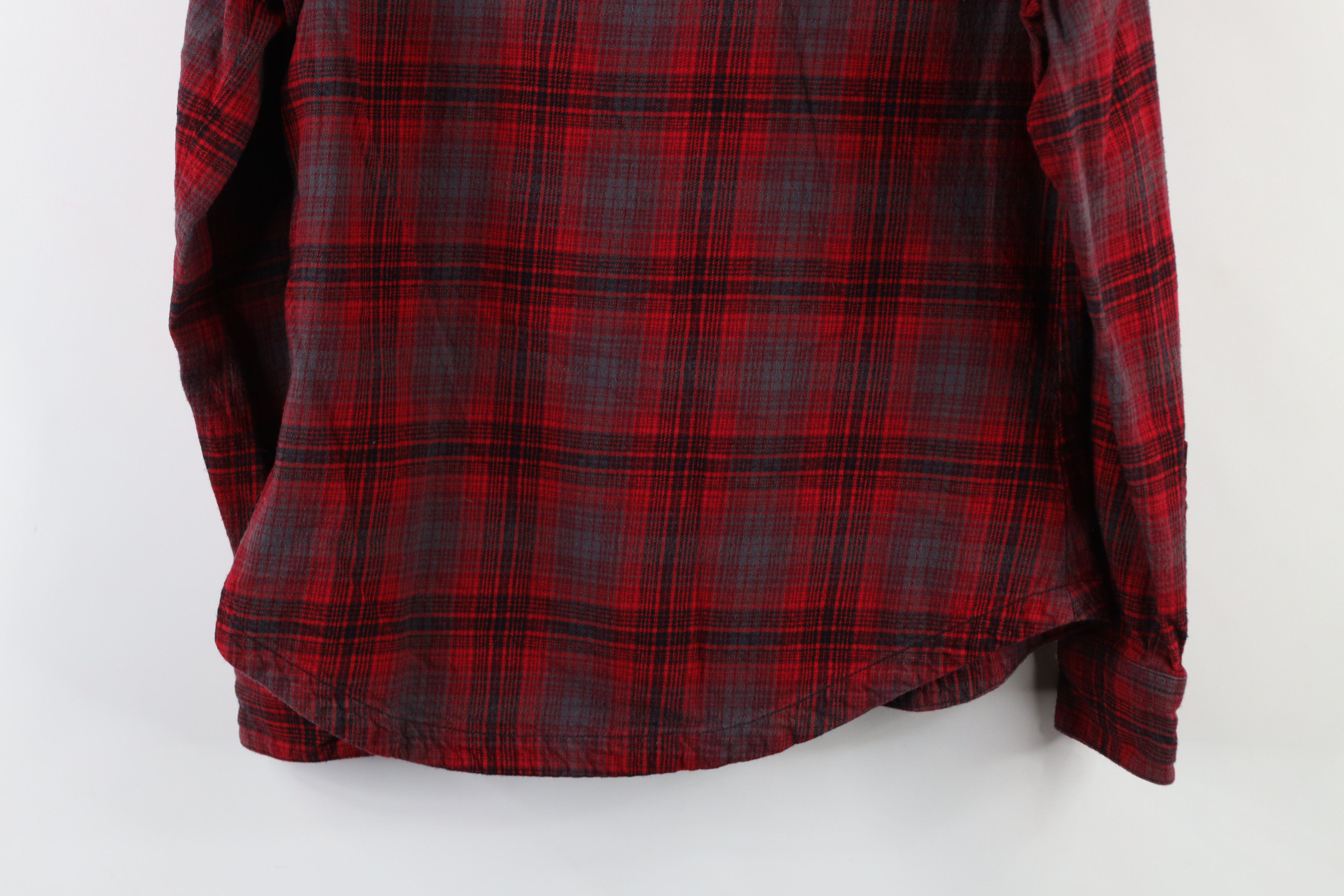Harley Davidson × Vintage Vintage Harley Davidson Spell Out Flannel Button Shirt Plaid Size S / US 4 / IT 40 - 12 Thumbnail