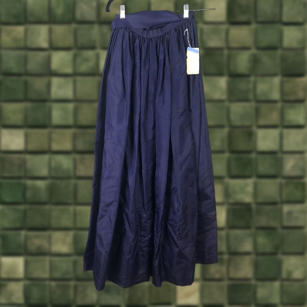 Vintage VINTAGE Albert Capraro Skirt Womens 10 Purple Maxi Belted Evening Formal 70s Size 32" / US 10 / IT 46 - 1 Thumbnail
