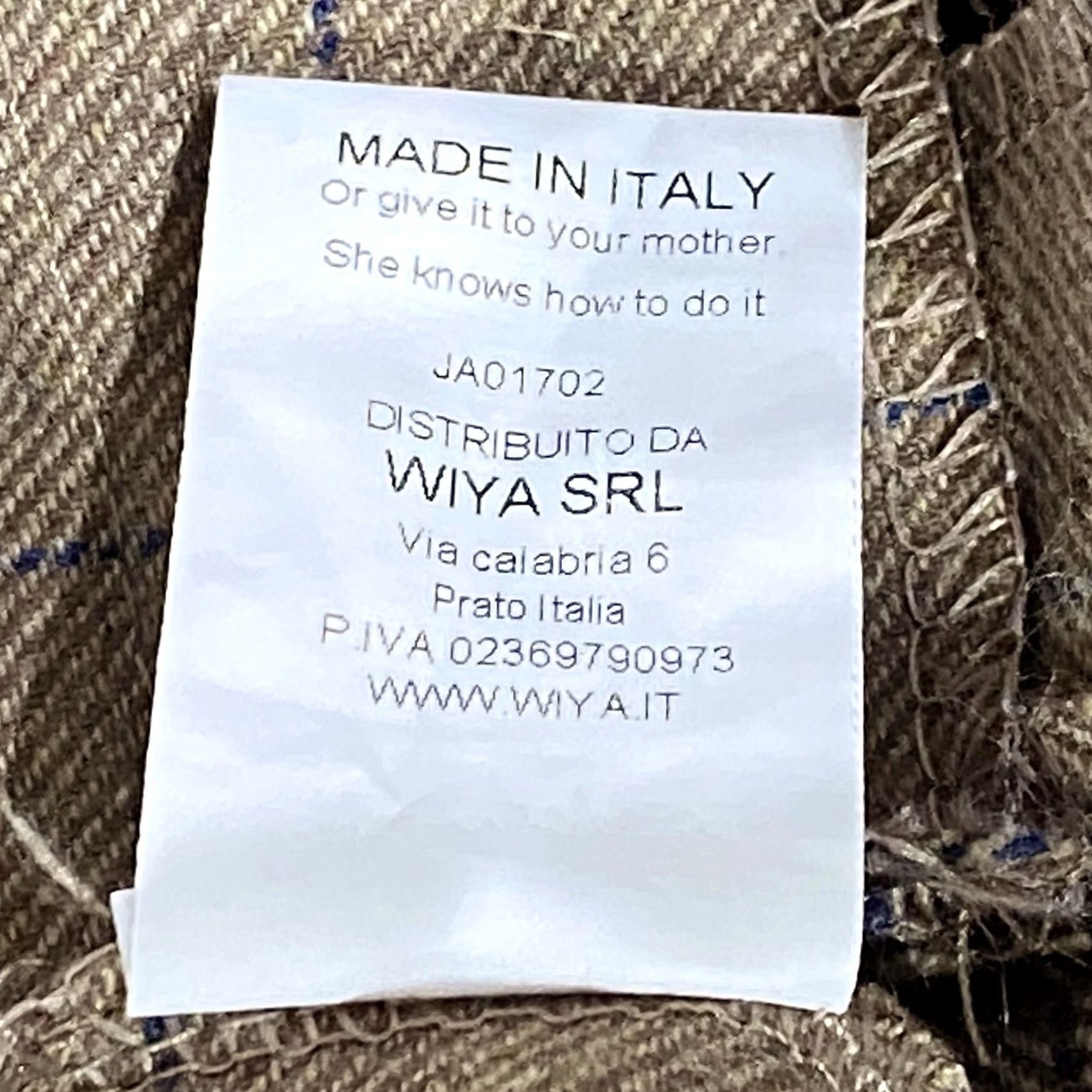 Vintage Love From Italy Trousers Size Medium Wool Blend Brown Blue Check Crop L24” Women Adjustable Zip/Belted Casual 70% Polyester 15% Wool 15% Viscose Size 32" / US 10 / IT 46 - 8 Thumbnail